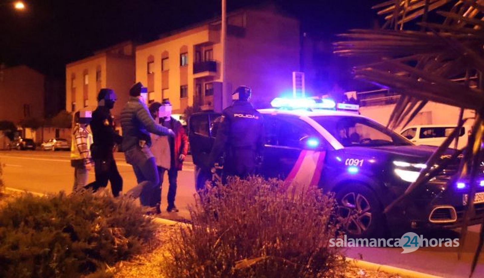 GALERÍA | Tres detenidos tras la incautación de marihuana en varias viviendas del barrio de La Vega