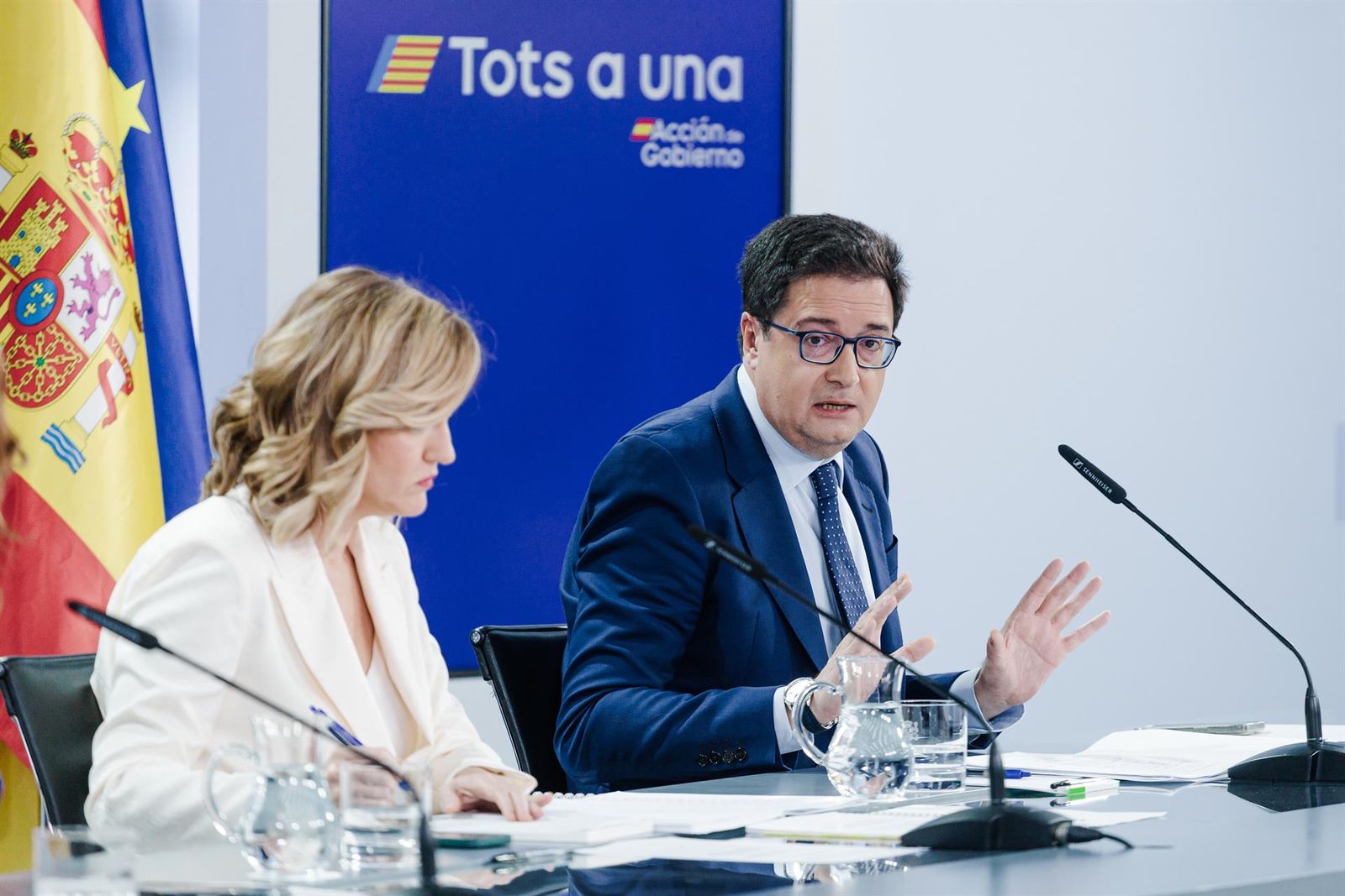 Archivo - El ministro para la Transformación Digital y de la Función Pública, Óscar López, interviene durante una rueda de prensa posterior a la reunión del Consejo de Ministros, en el Palacio de La Moncloa, a 11 de marzo de 2025, en Madrid (España). - Carlos Luján - Europa Press - Archivo Archivo - El ministro para la Transformación Digital y de la Función Pública, Óscar López, interviene durante una rueda de prensa posterior a la reunión del Consejo de Ministros, en el Palacio de La Moncloa, a 11 de marzo de 2025, en Madrid (España). - Carlos Luján - Europa Press - Archivo