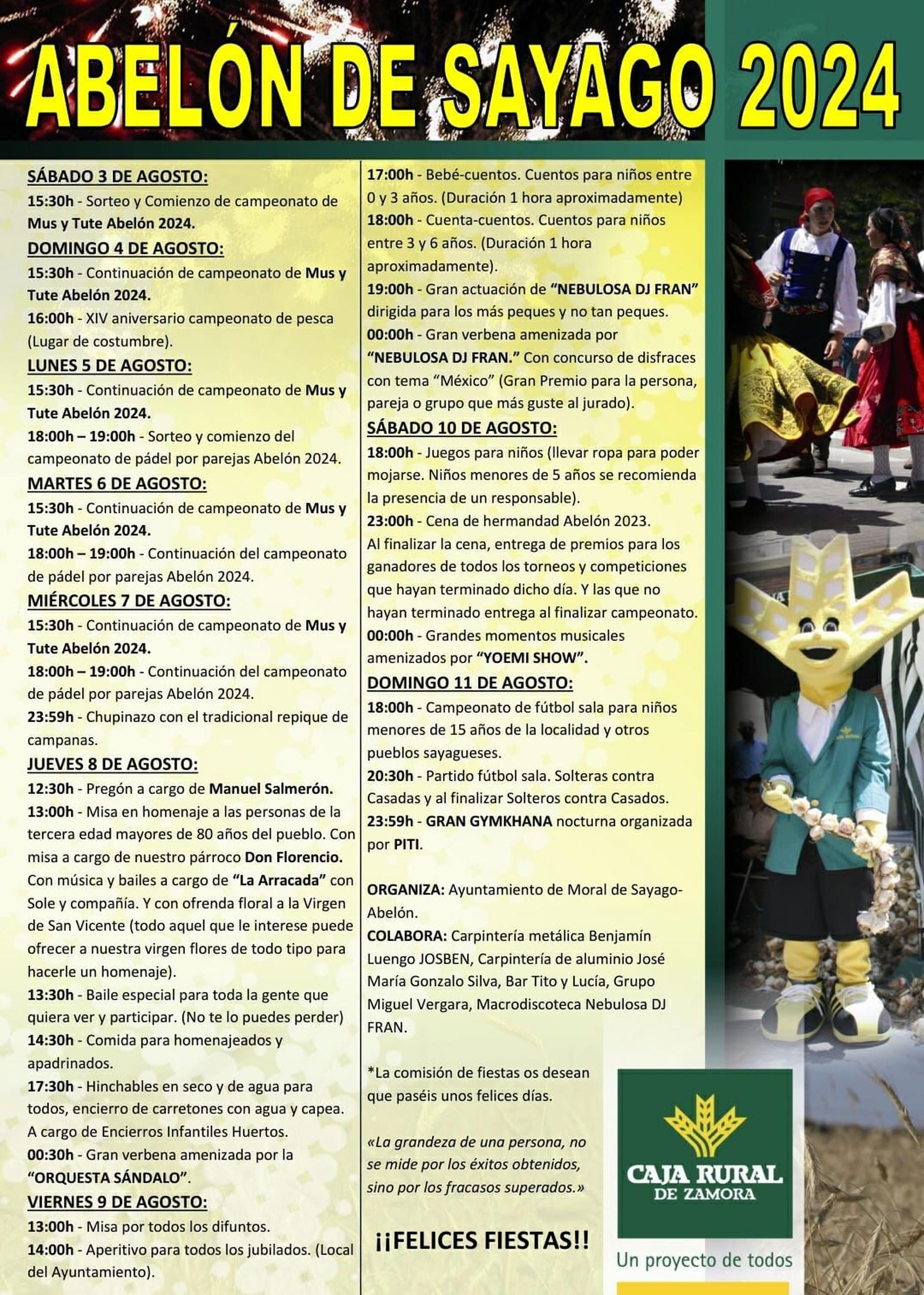 Fiestas Abelón de Sayago