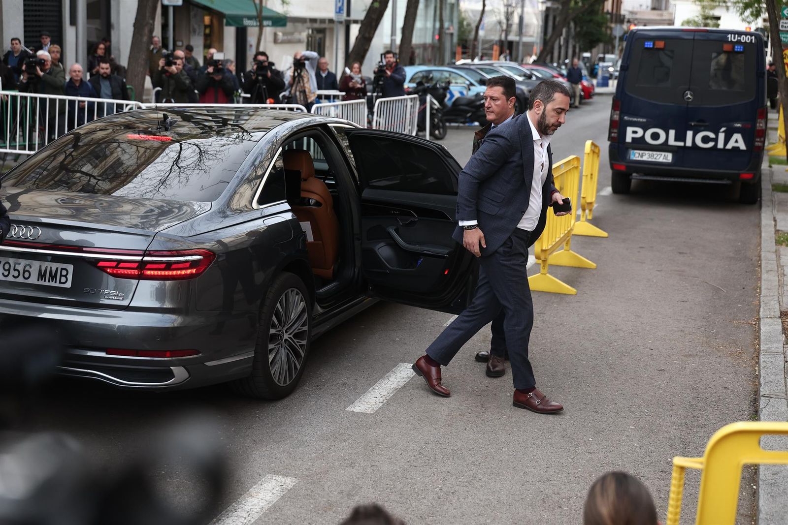 El empresario Víctor de Aldama a su llegada al Tribunal Supremo, a 7 de abril de 2026, en Madrid (España).