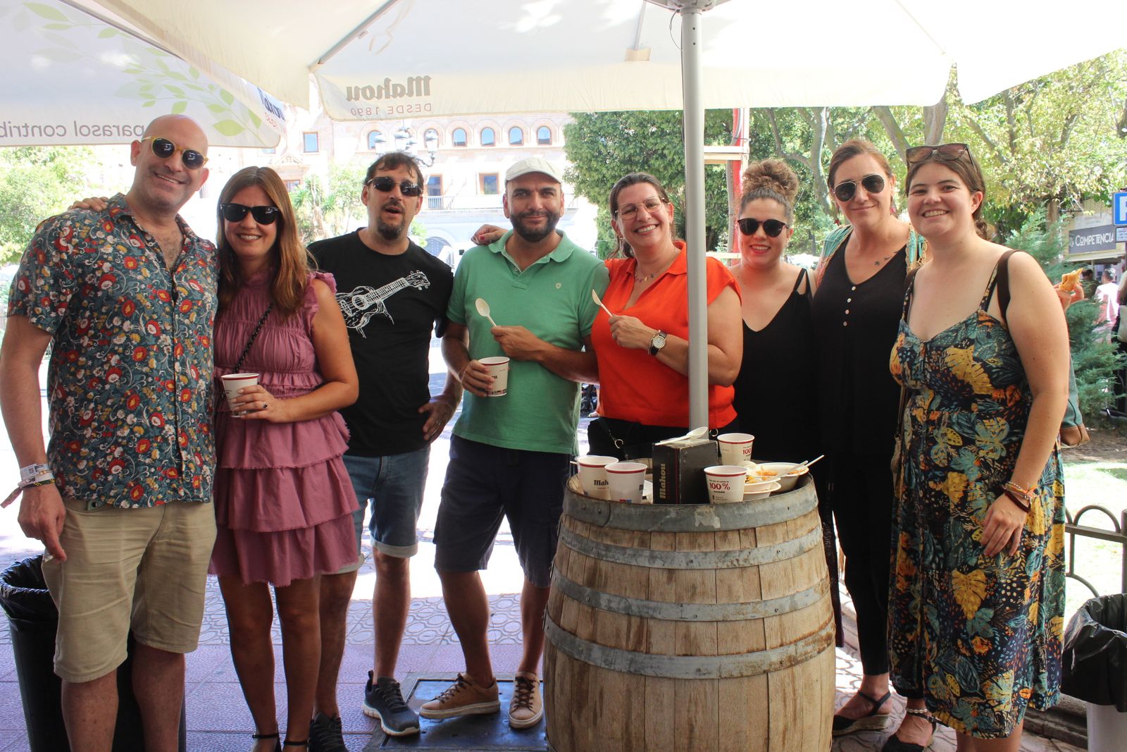 Ambiente en la Feria de Día en el mediodía de este sábado