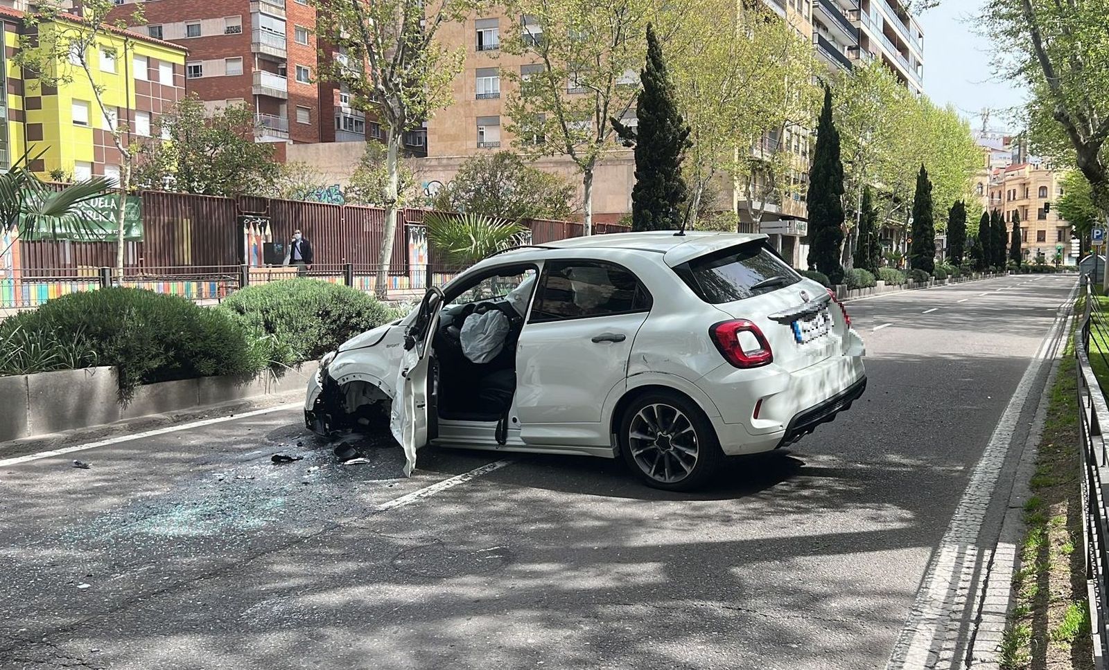 Accidente de tráfico en el Paseo de Carmelitas