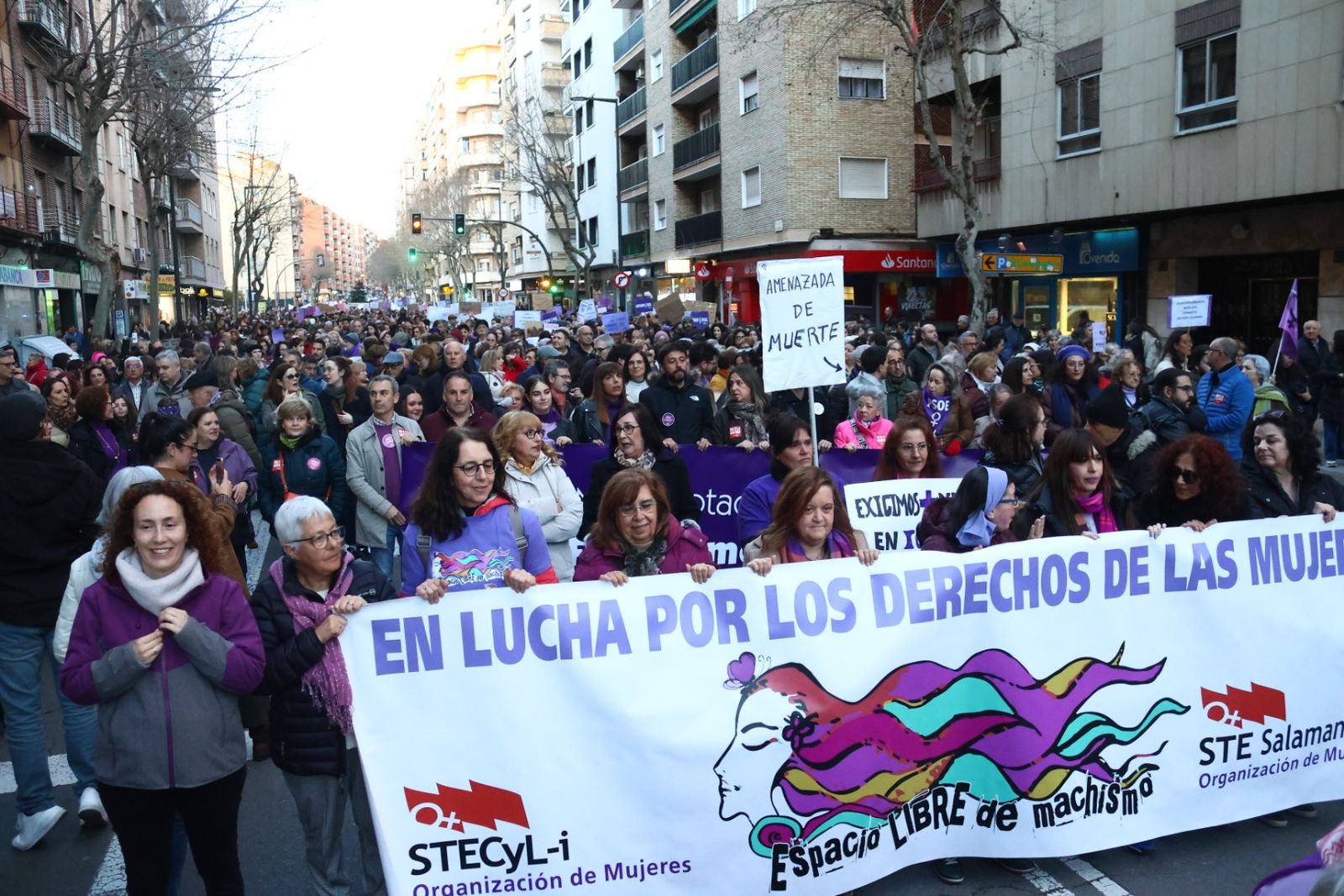 Manifestación por el 8M en Salamanca