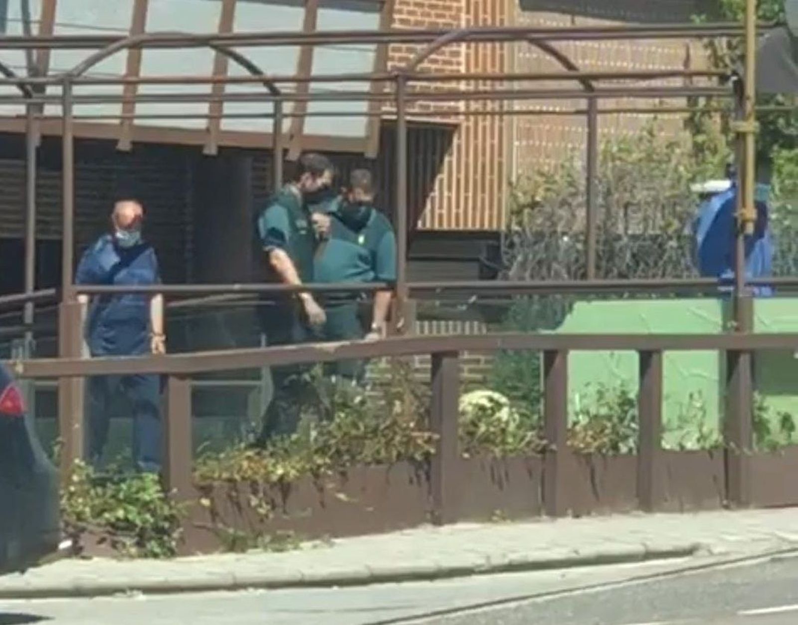 La Guardia Civil en el lugar de los hechos