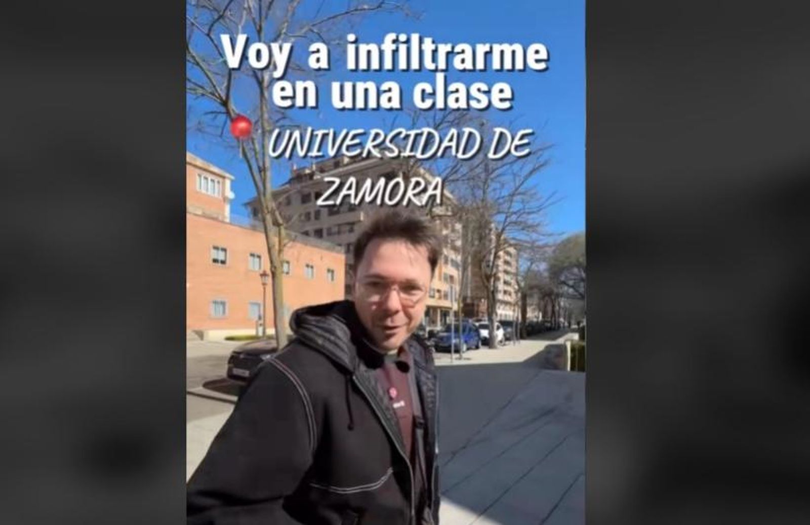 VÍDEO | El famoso tiktoker que se ha infiltrado en el Campus Viriato de Zamora