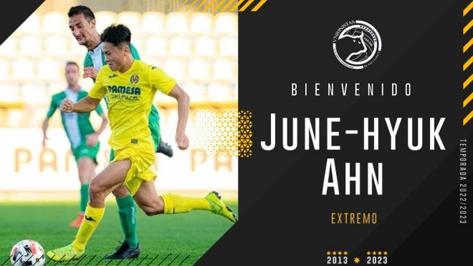 Unionistas ficha al extremo surcoreano June-hyuk Ahn | Foto: Unionistas de Salamanca