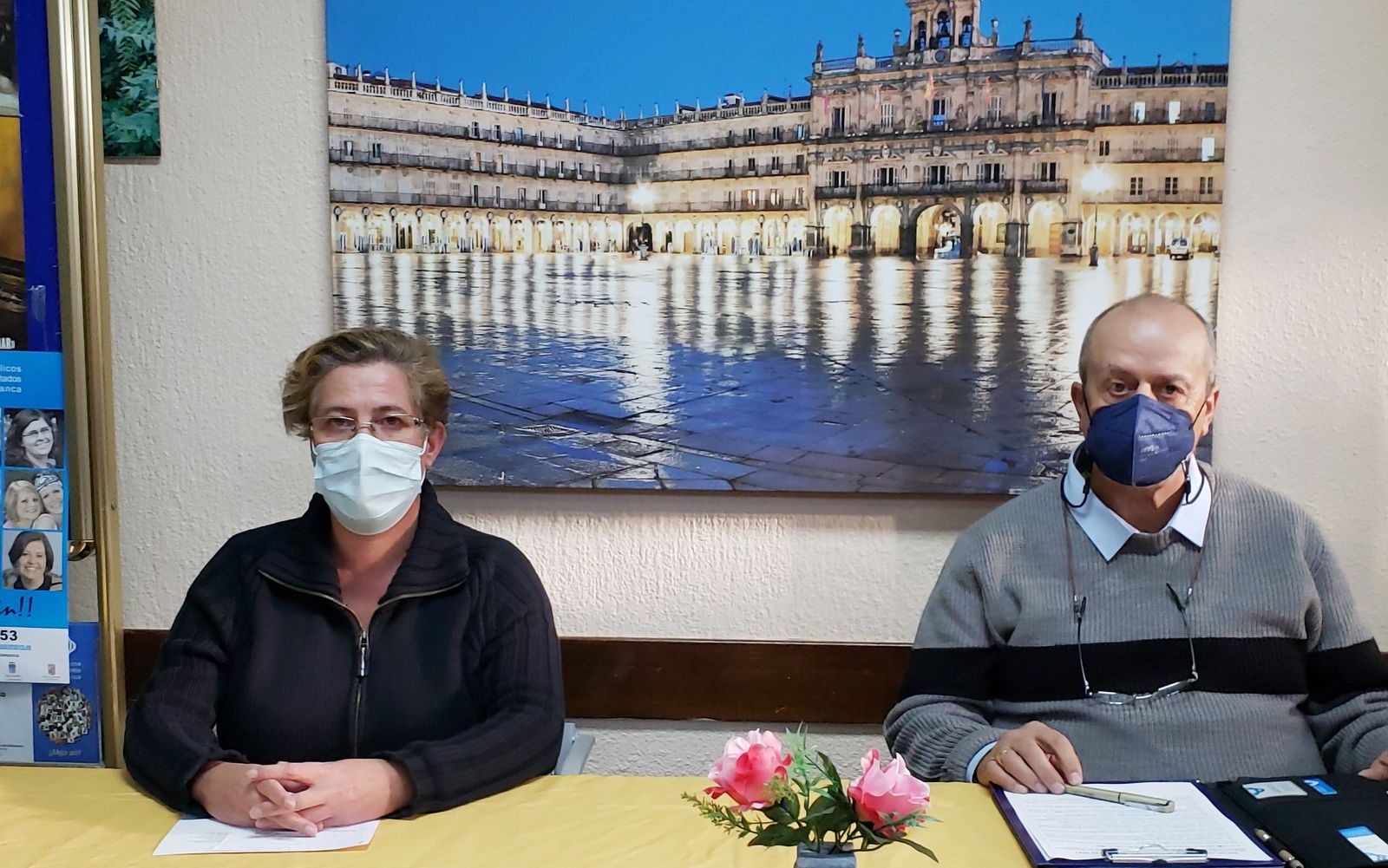 María Moya y Antonio Cruz, la trabajadora social y el presidente de ARSA María Moya y Antonio Cruz, la trabajadora social y el presidente de ARSA