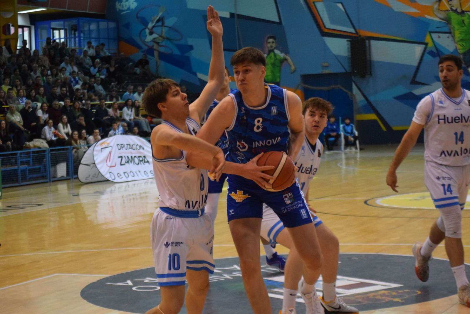 Hustak, pívot del CB Zamora. Archivo