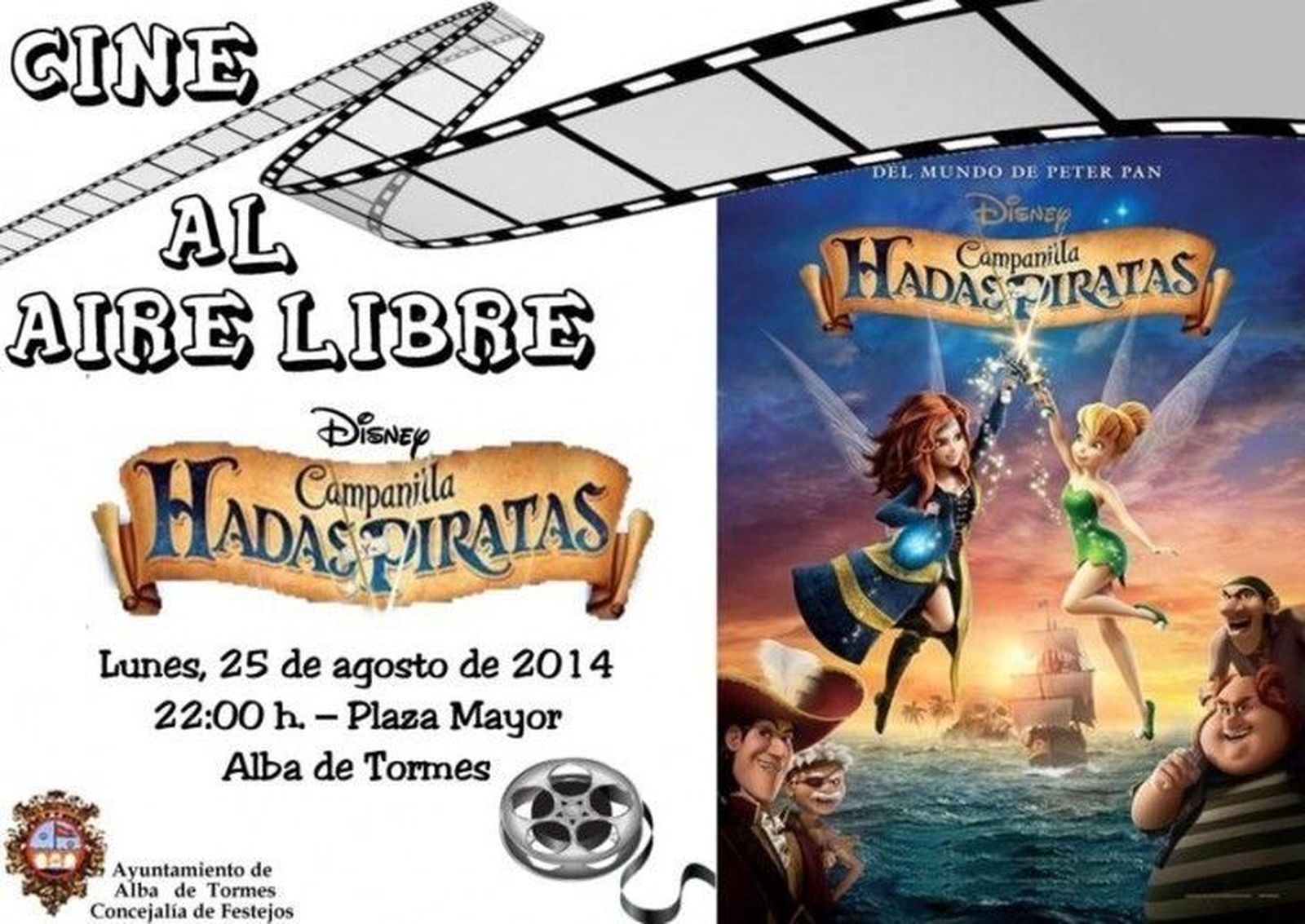 'Campanilla: hadas y piratas', última propuesta del ciclo de cine al aire libre