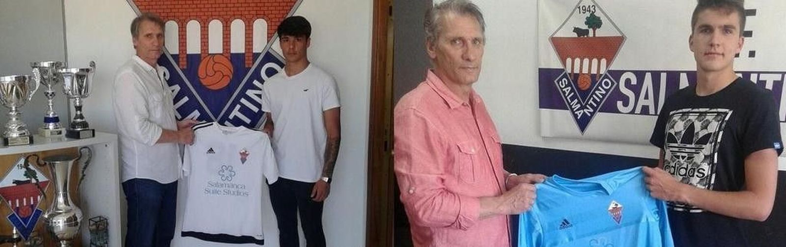 Miguel Ángel y Charly se muestran encantados con jugar en el Helmántico