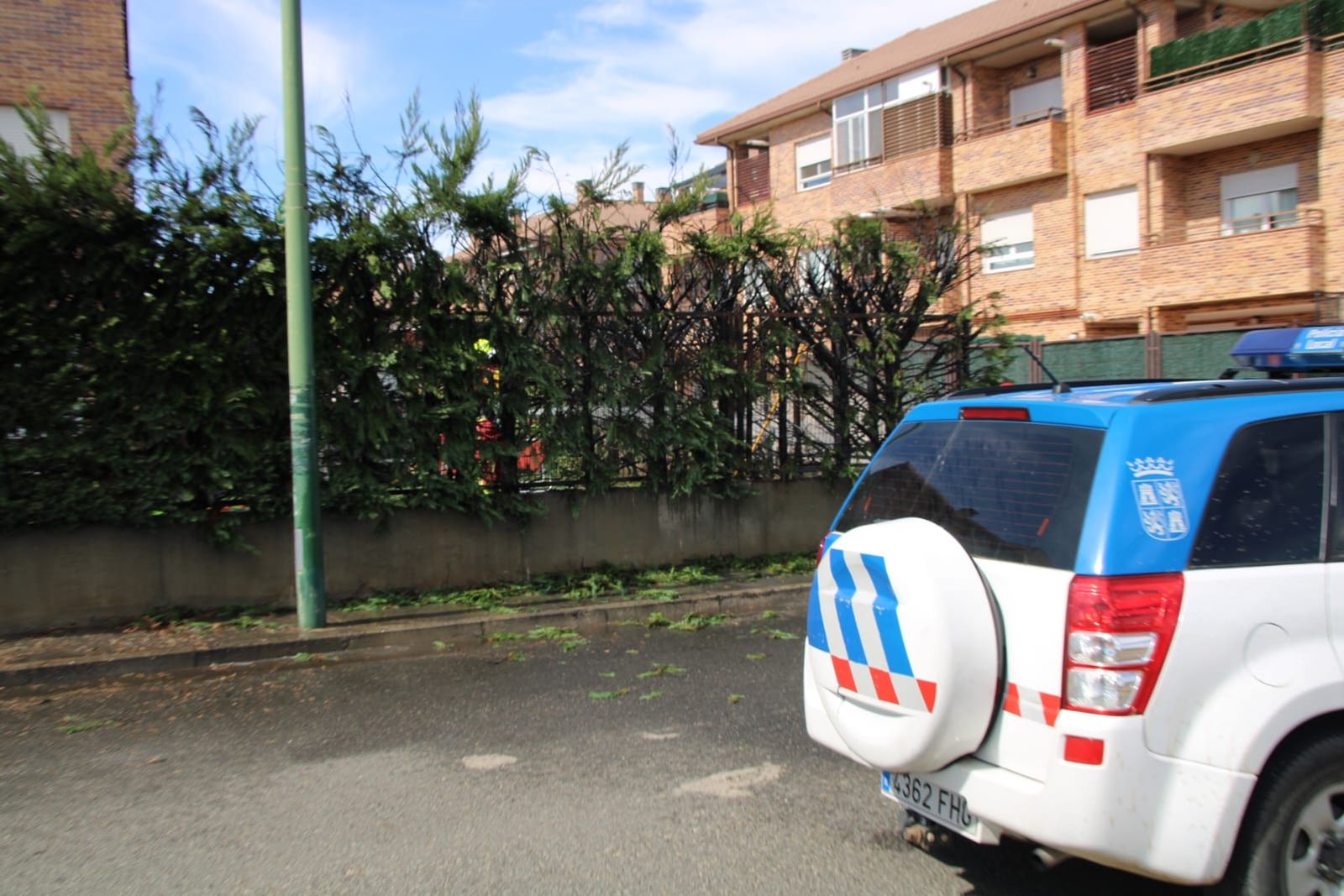 Incendio en una casa de Villamayor junto al Parque Científico