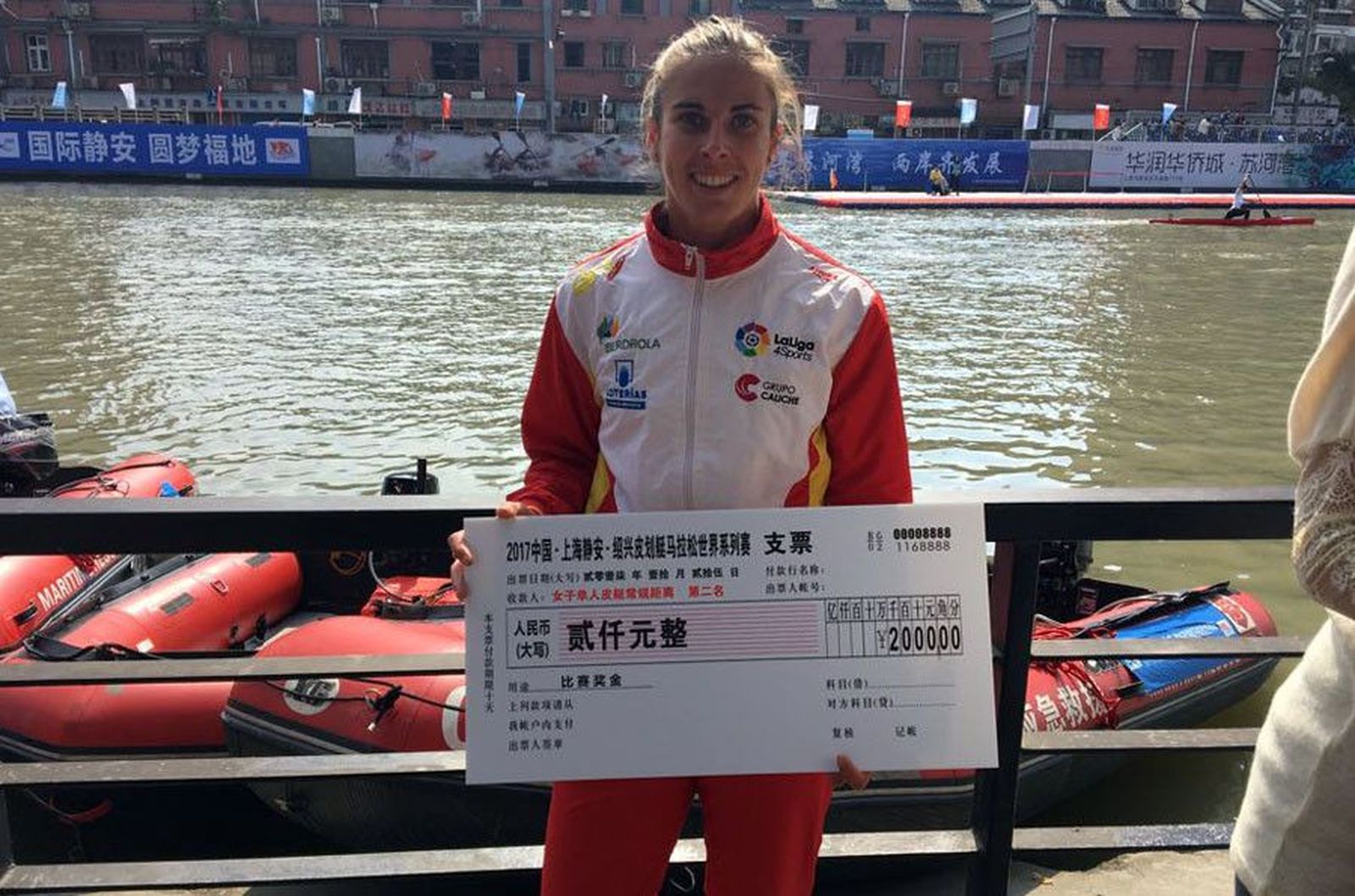 Eva piraguismo china