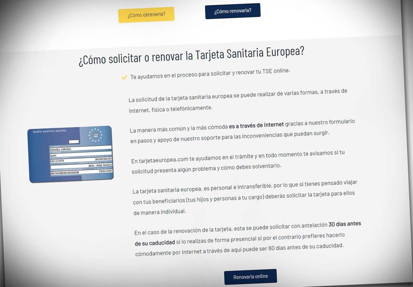 Tarjeta sanitaria europea