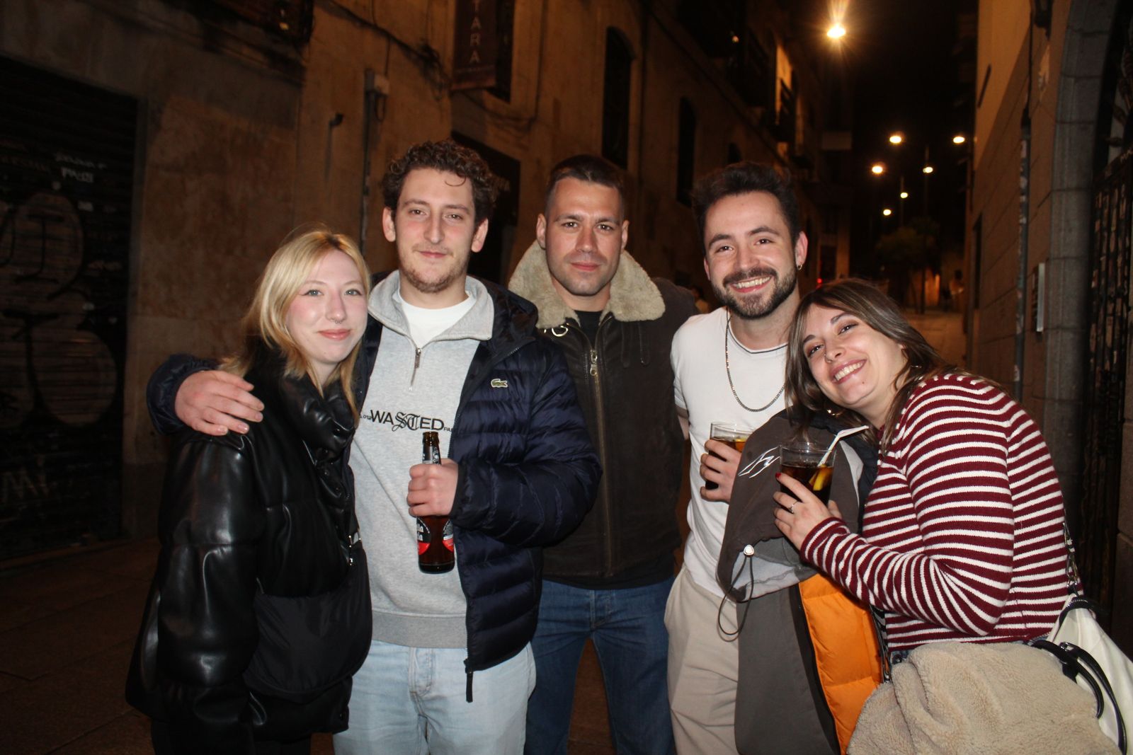 Salamanca de noche, sabado 27 de noviembre
