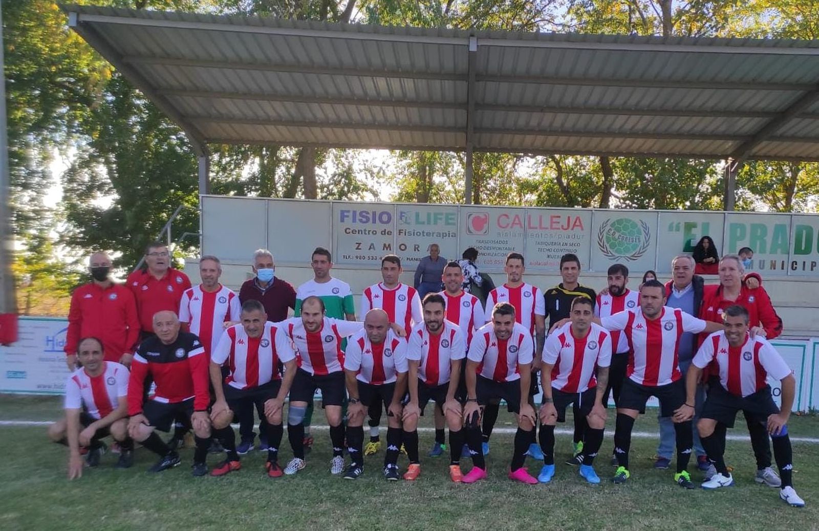 Plantilla presentada por los Veteranos del Zamora CF