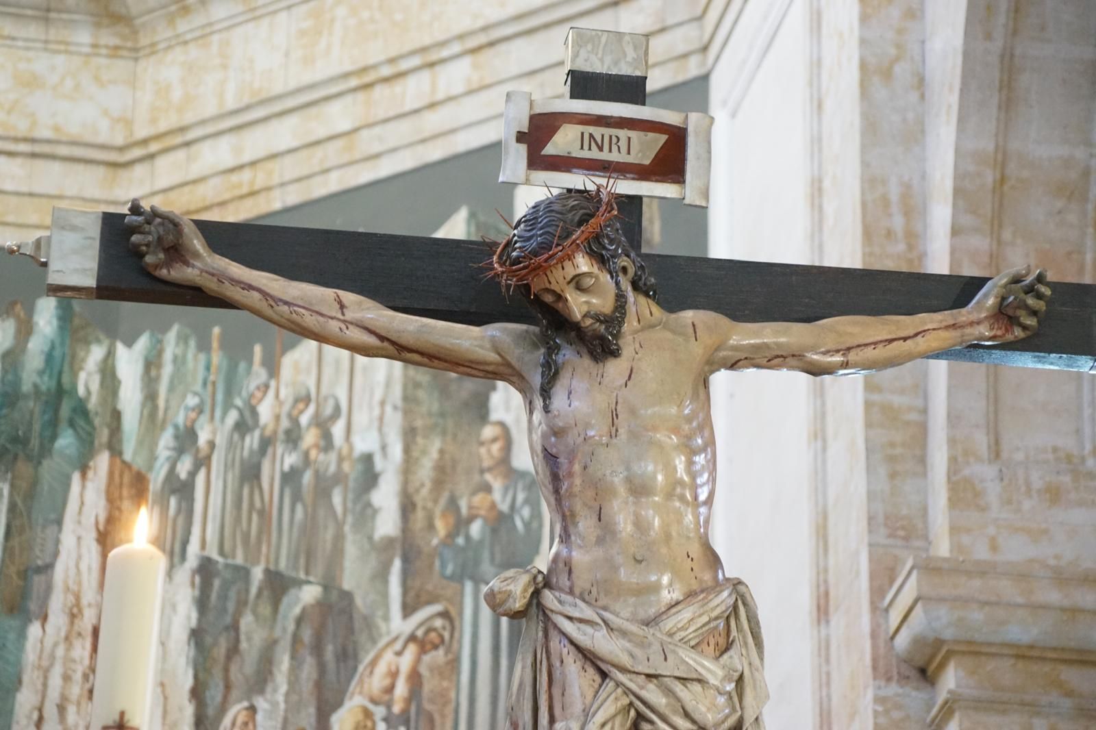 María Nuestra Madre y el Cristo del Amor y de la Paz en la procesión de la Semana Santa 2026 en Salamanca