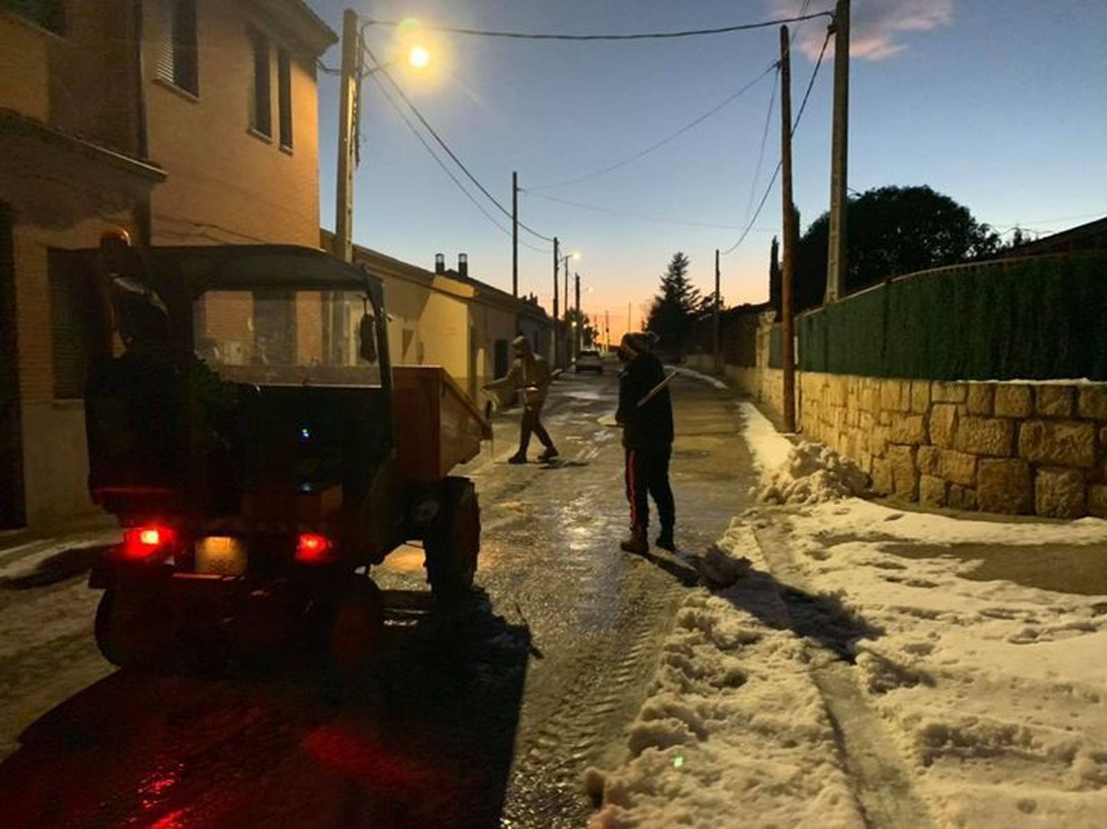 Arcenillas nieve heladas