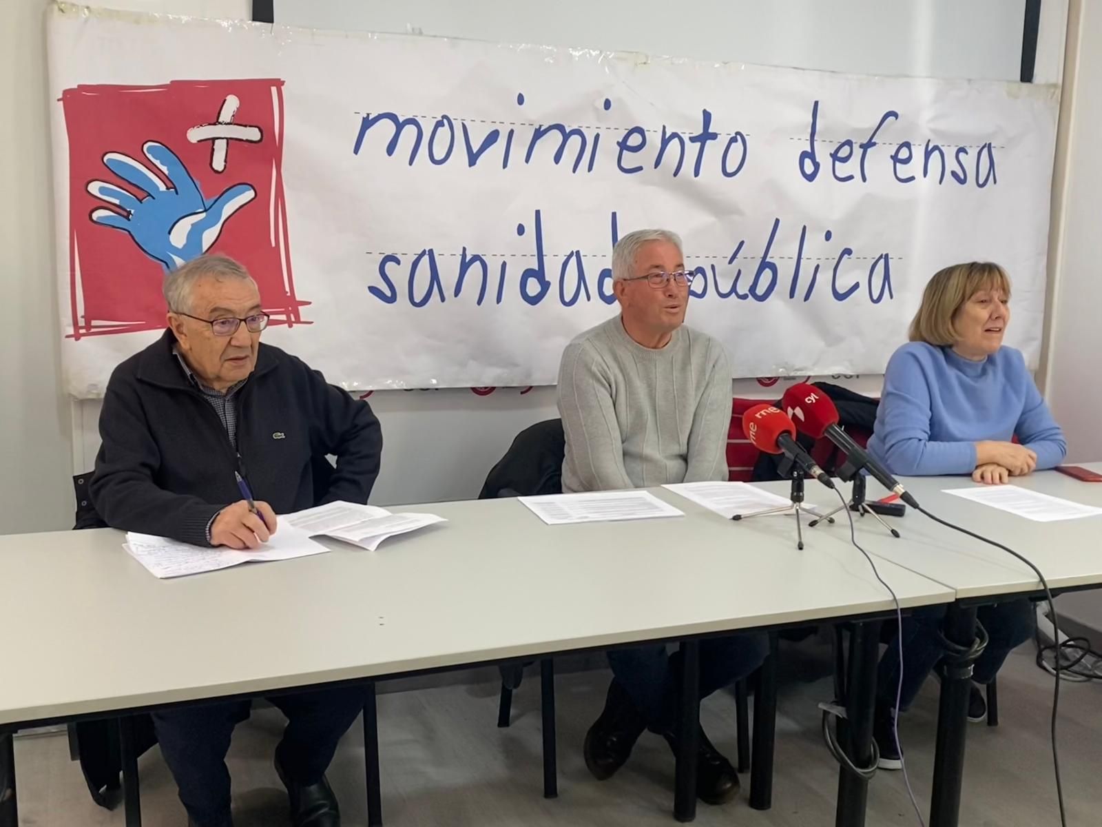 El Movimiento en Defensa de la Sanidad Pública de Zamora durante la convocatoria