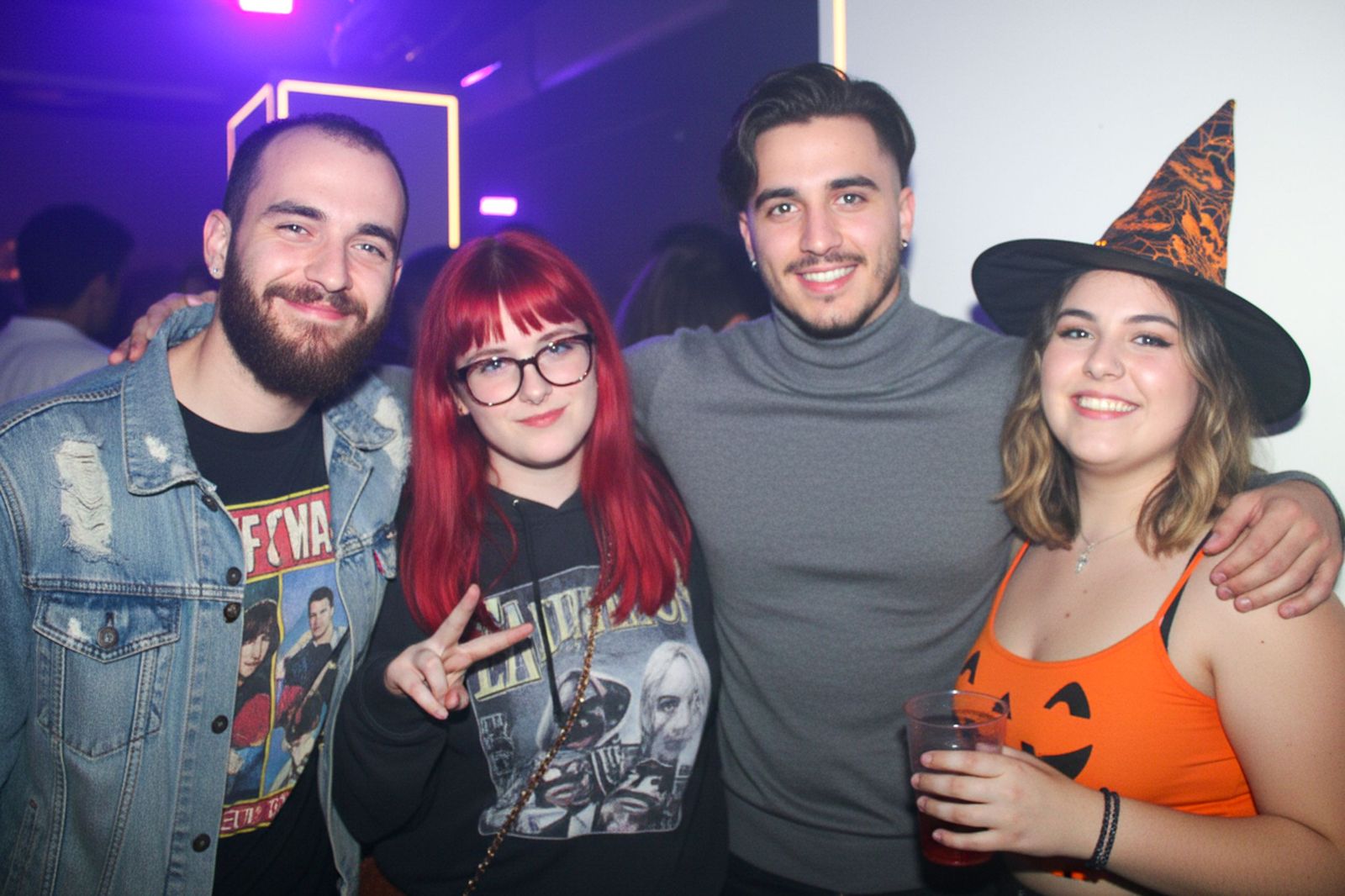 Salamanca de noche, viernes 31 de octubre