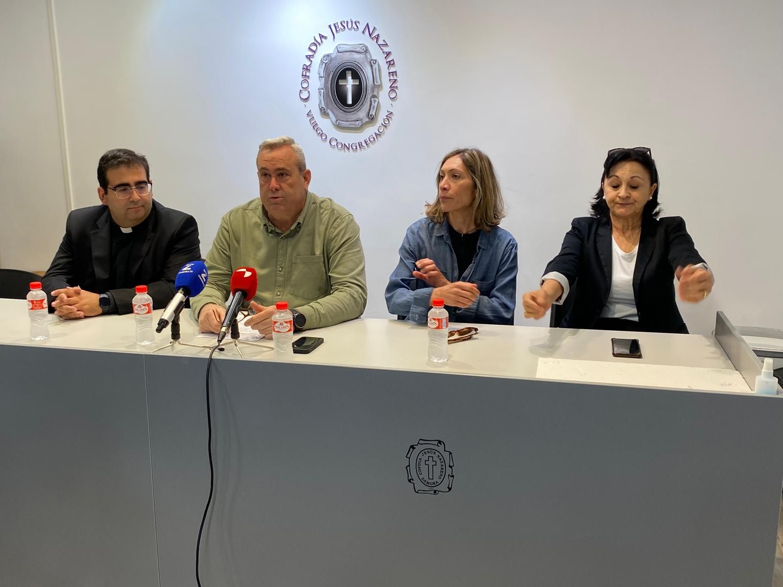Presentación de la procesión extraordinaria en la sede de Jesús Nazareno