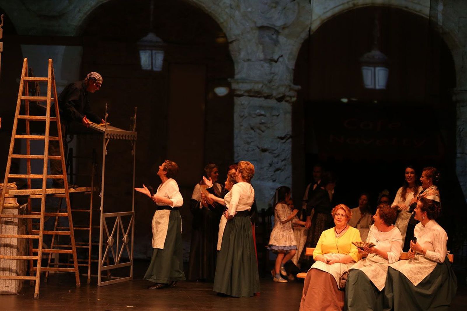 Estreno de la zarzuela 'Salamanca o la singular verbena del Paseo de la Estación'