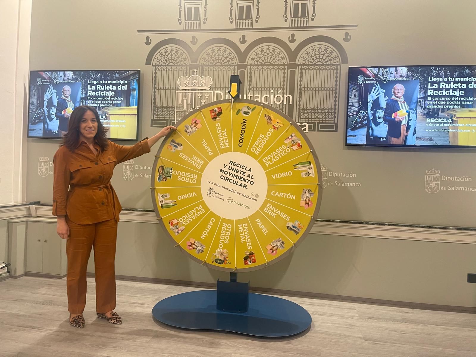 Pilar Sánchez presenta La Ruleta del Reciclaje