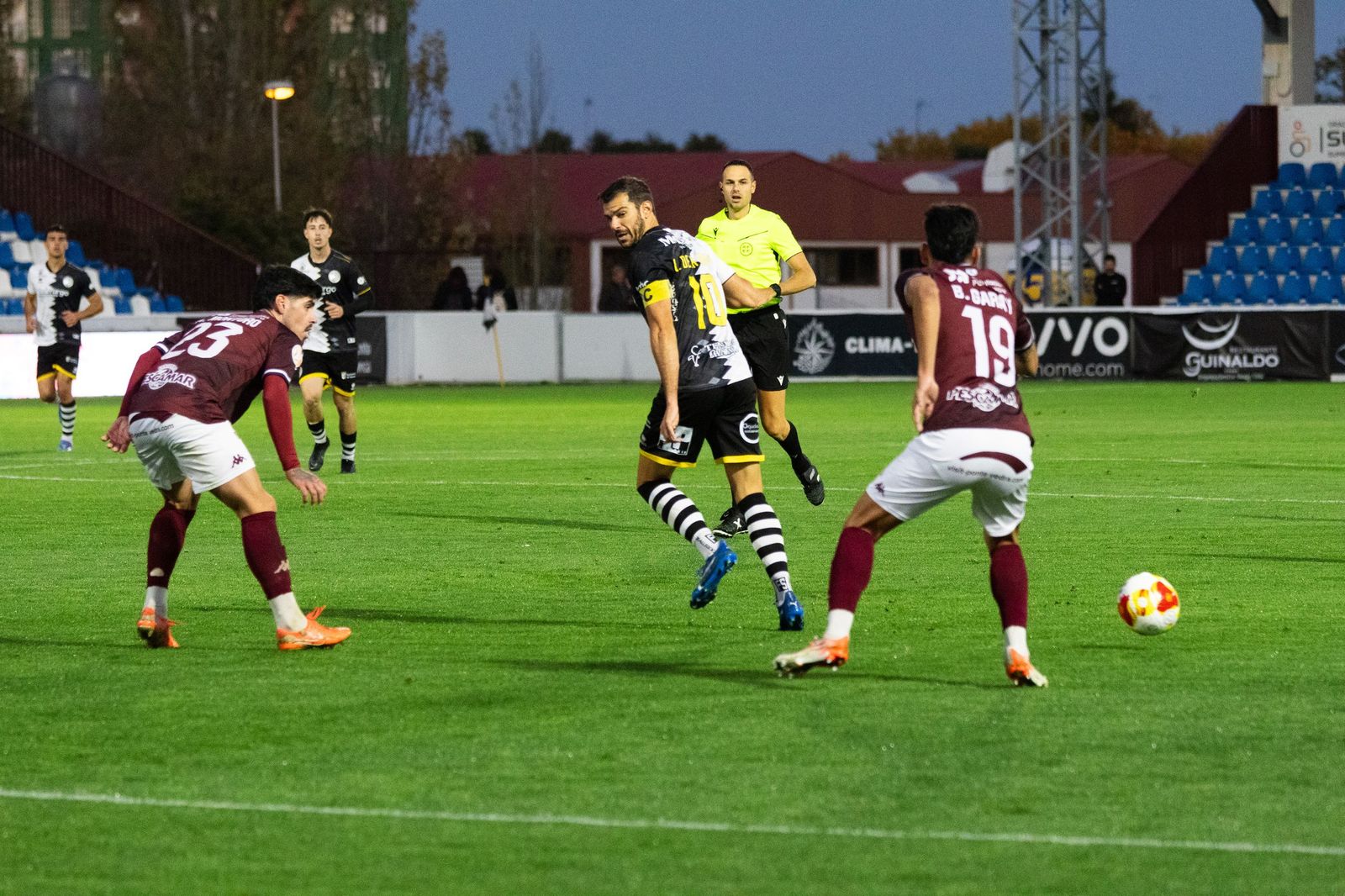 Partido entre Unionistas y Pontevedra en el Reina Sofía