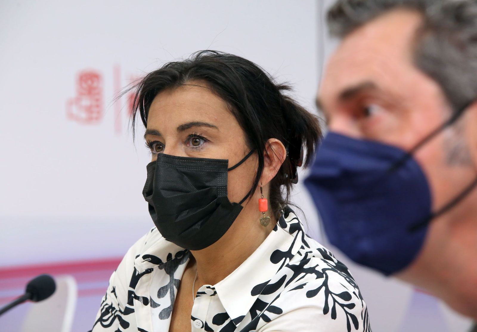 Ana Sanchez durante la rueda de prensa