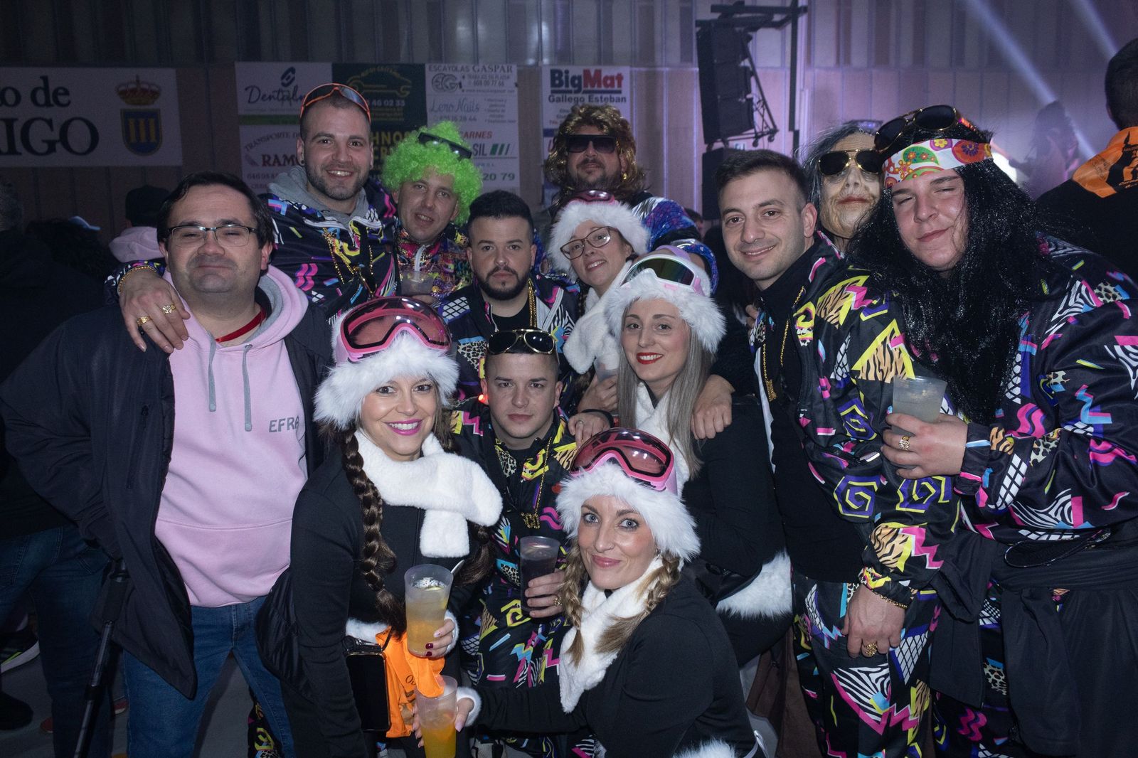 Salamanca de noche, sábado del Carnaval del Toro de Ciudad Rodrigo