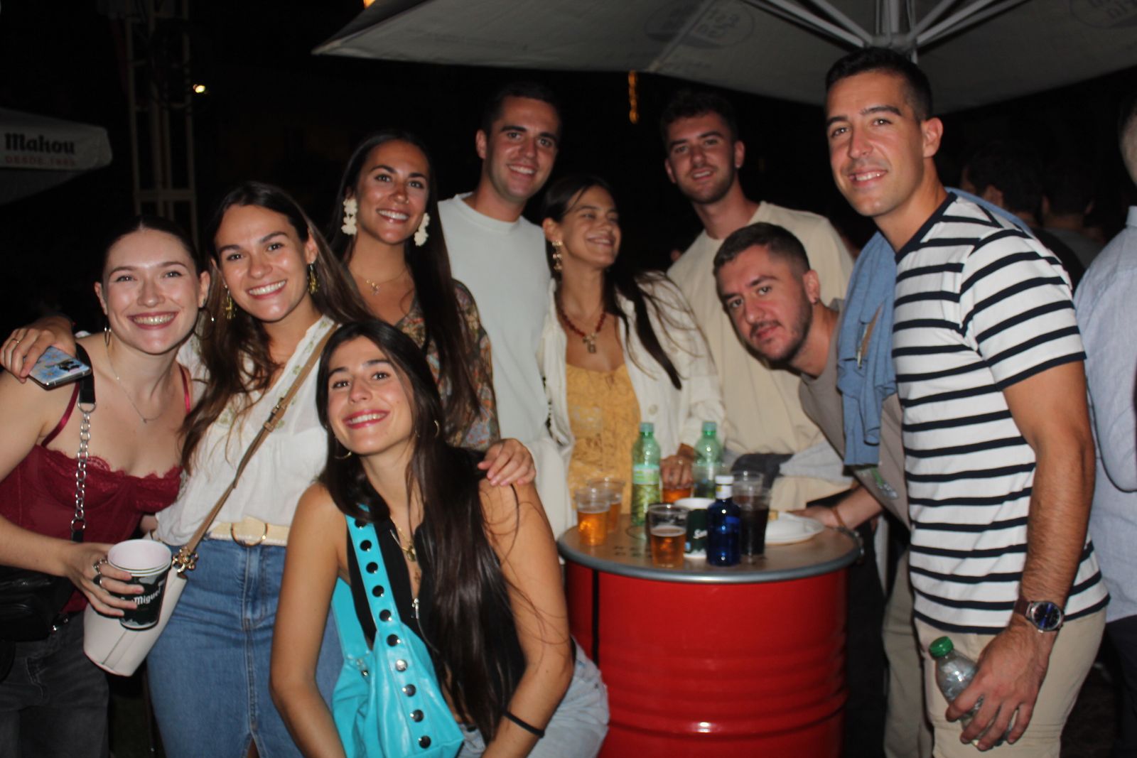 Ambiente en la Feria de Día en la tarde de este sábado
