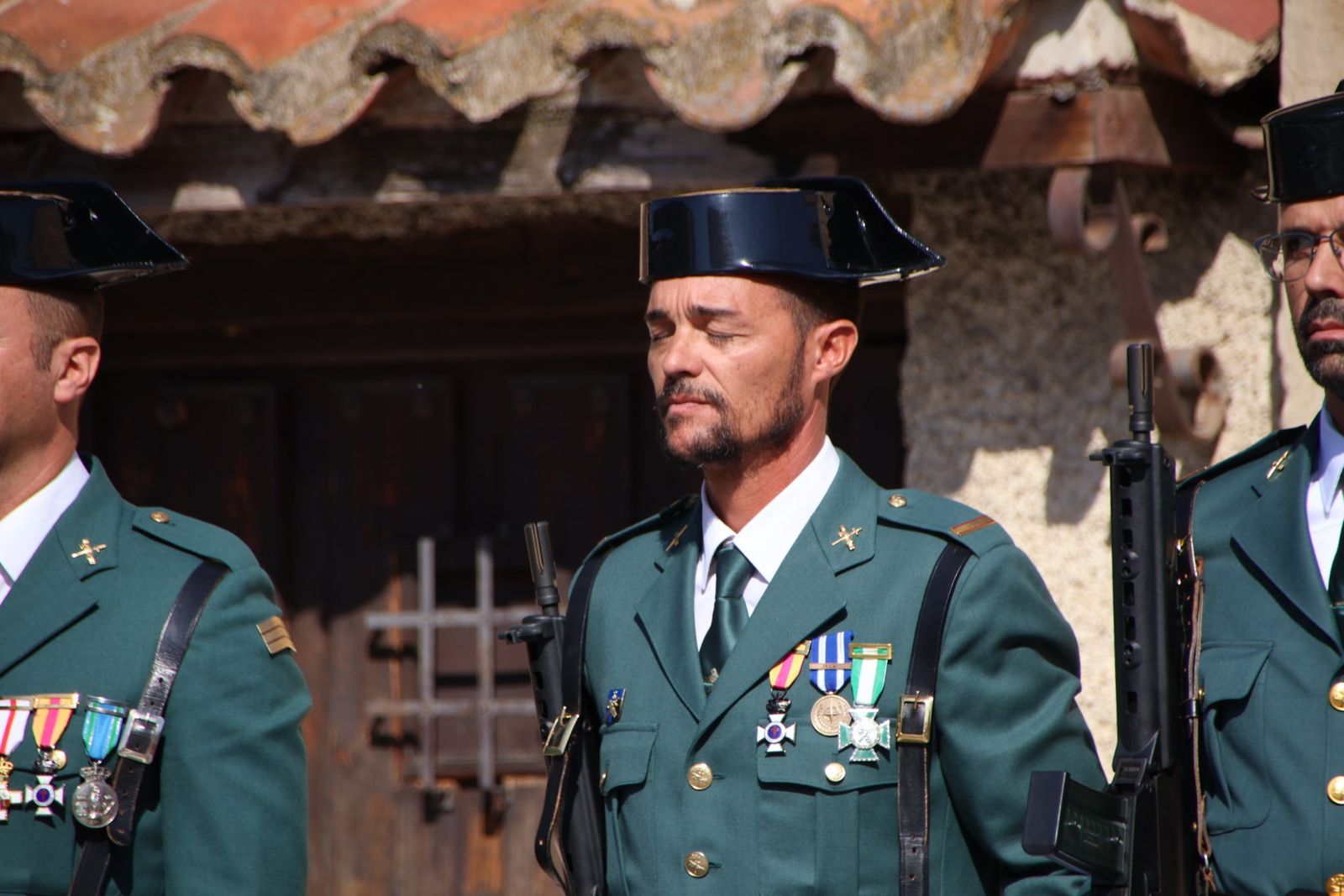 Inauguración glorieta a la Guardia Civil en Villares de la Reina