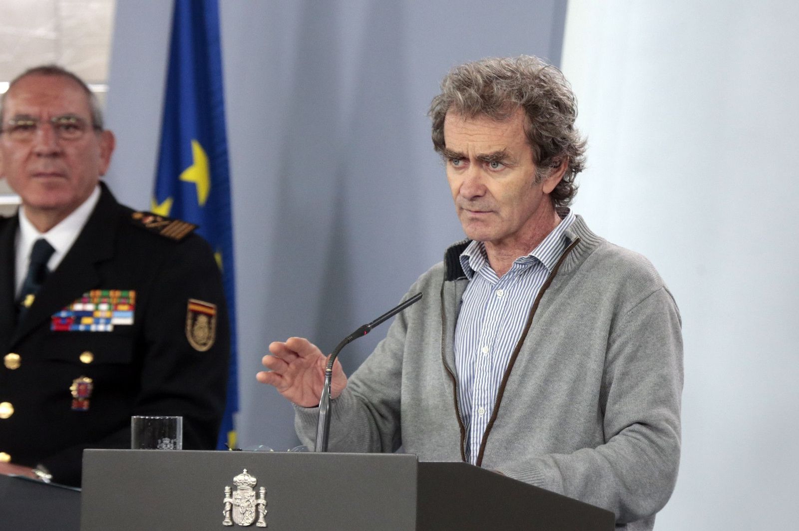 El director del Centro de Coordinación de Alertas y Emergencias Sanitarias del Ministerio, Fernando Simón,