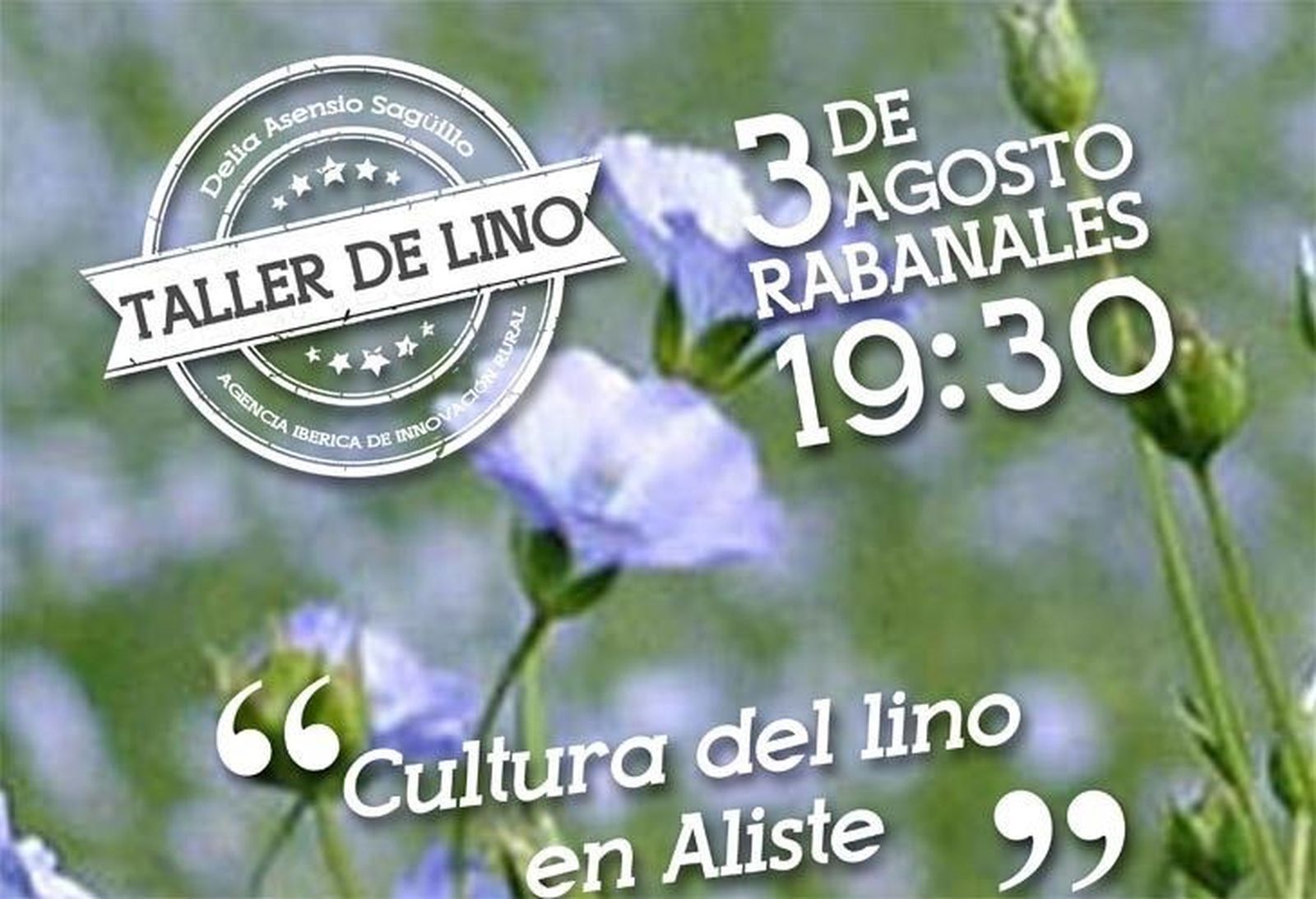 La cultura del lino, en Aliste
