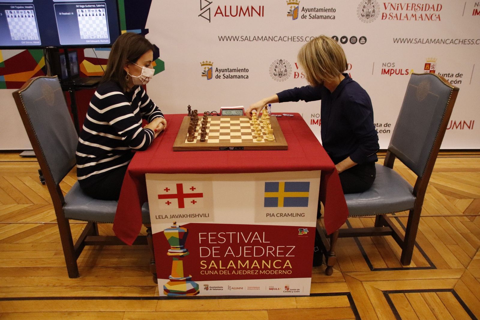 Partidas simultáneas del IV Festival de Ajedrez en Salamanca |Fotos: Andrea M