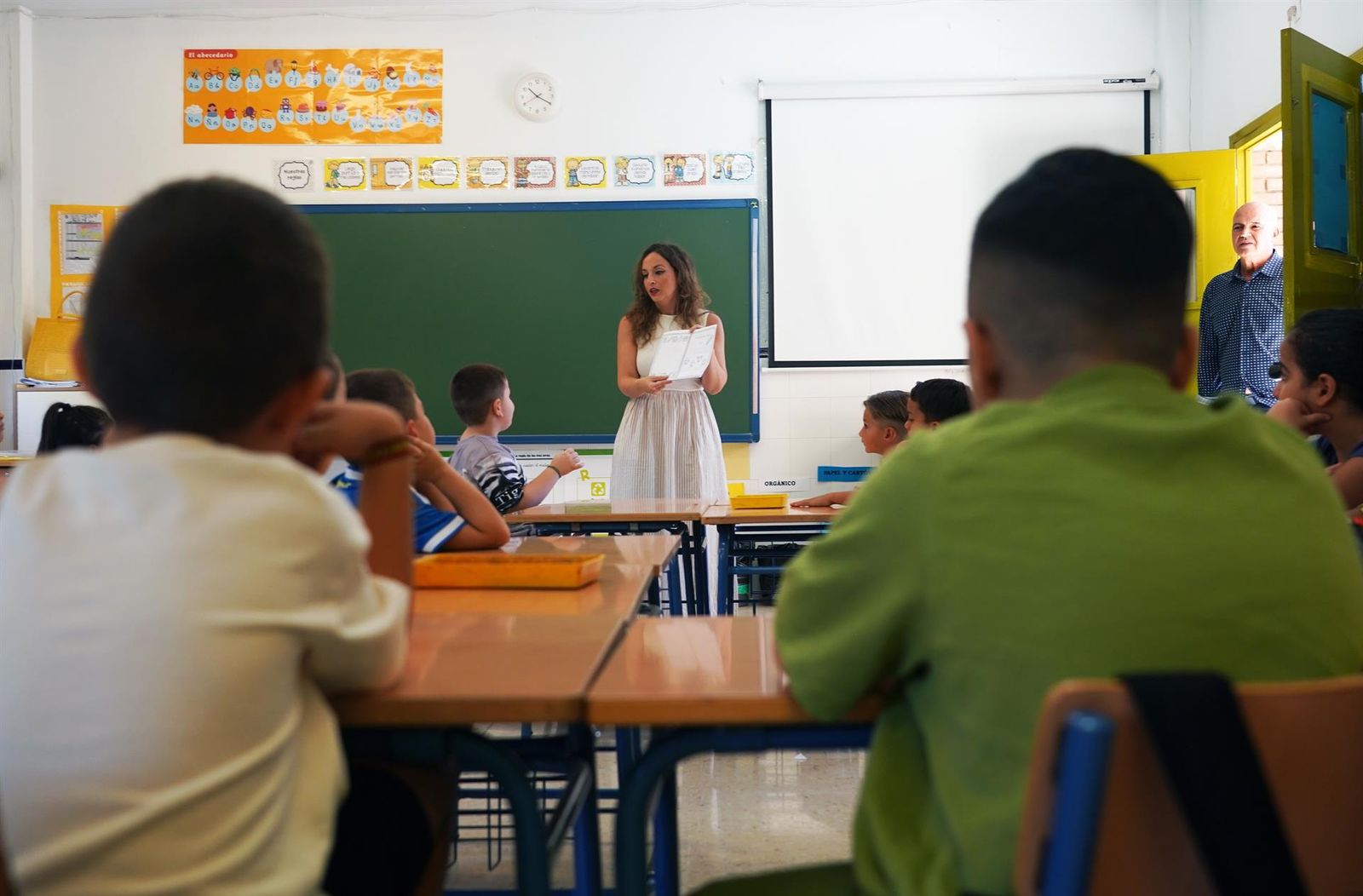 Aula en un centro educativo. - Álex Zea - Europa Press. Archivo