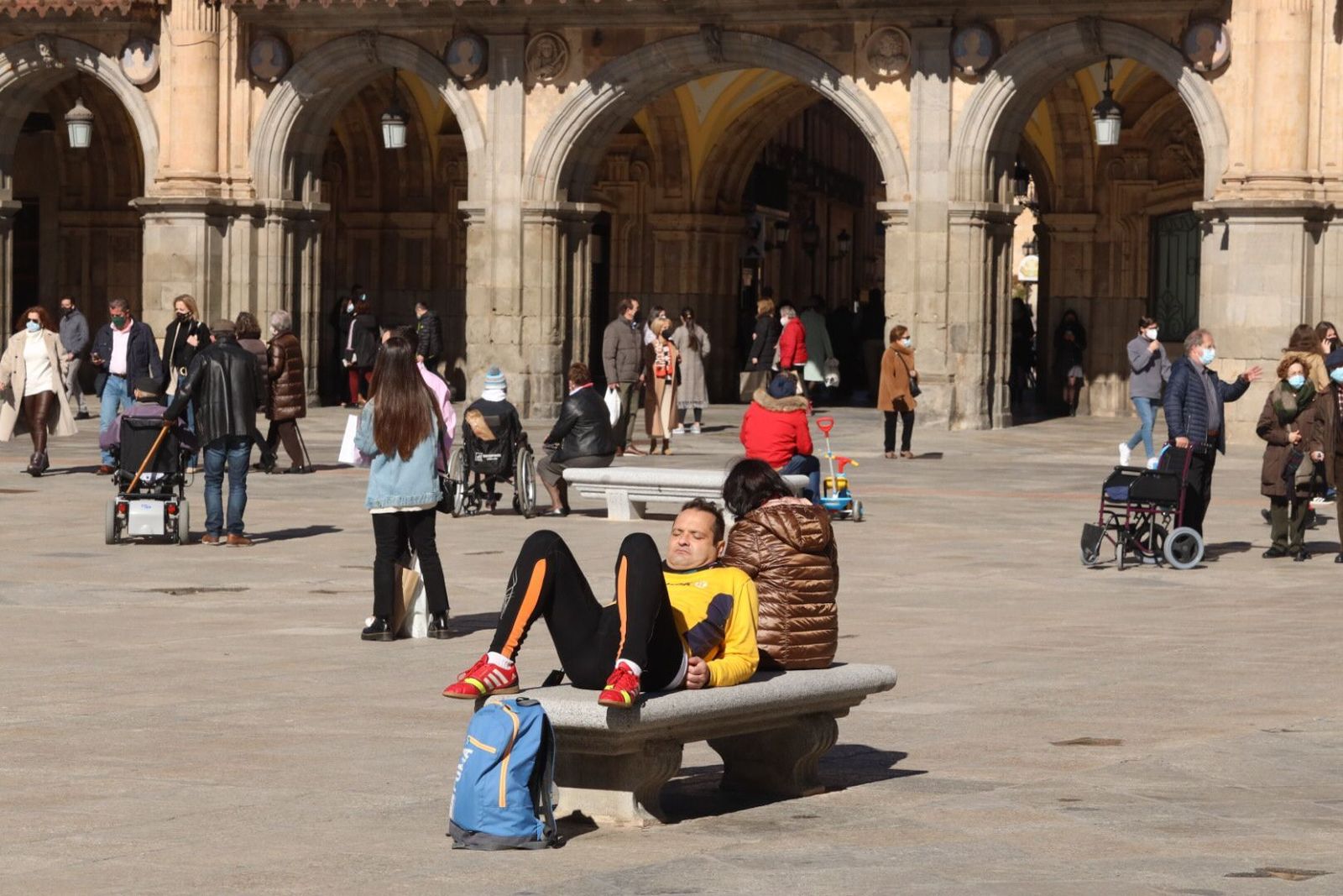 Plaza Mayor de Salamanca este pasado sábado