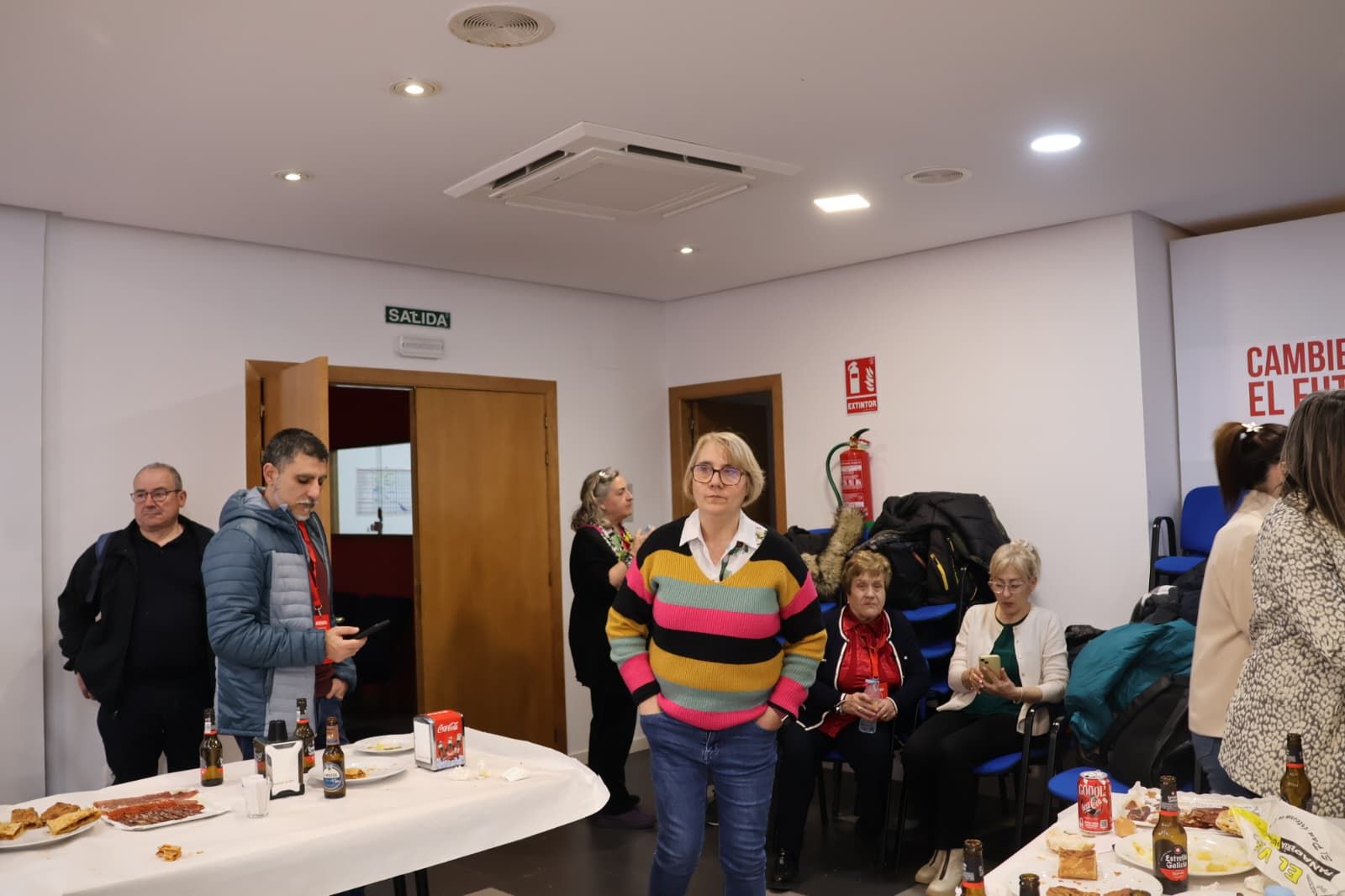 Noeche electoral en la sede del PSOE en Zamora