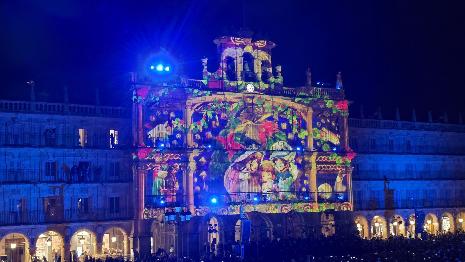 Encendido luces de Navidad en la Plaza Mayor
