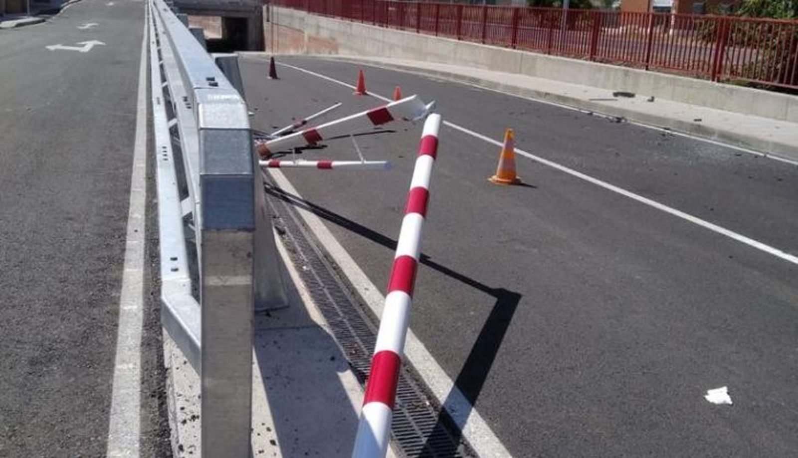 Gomecello control gálibo roto