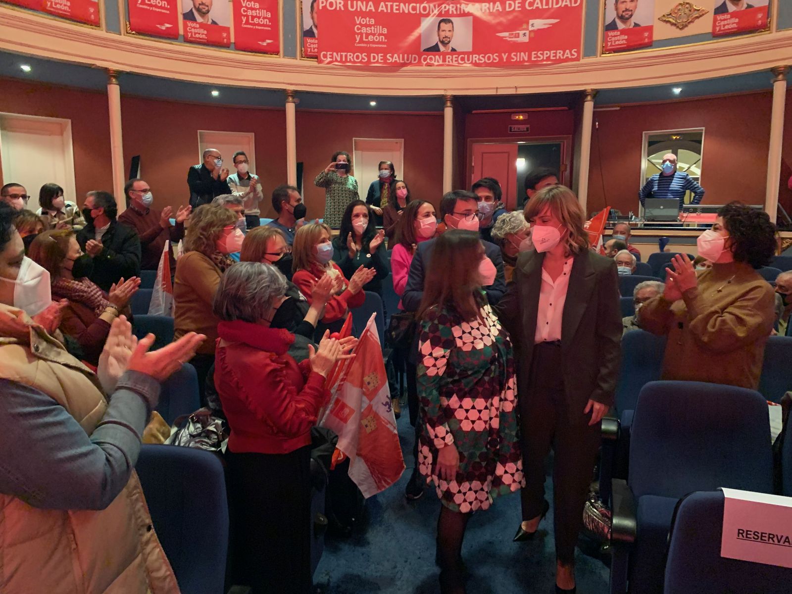 La ministra de Educación participa en el mitin del PSOE en Peñaranda La ministra de Educación participa en el mitin del PSOE en Peñaranda