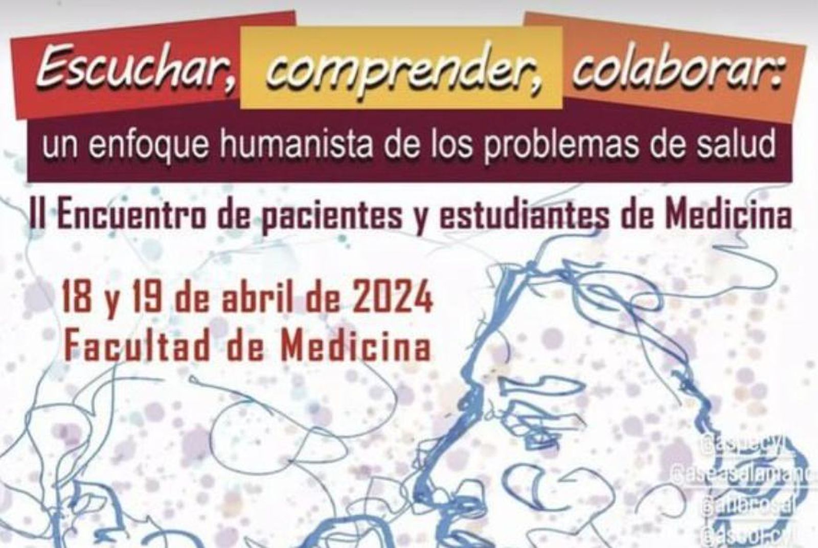 Programa del II Encuentro de pacientes y estudiantes de medicina