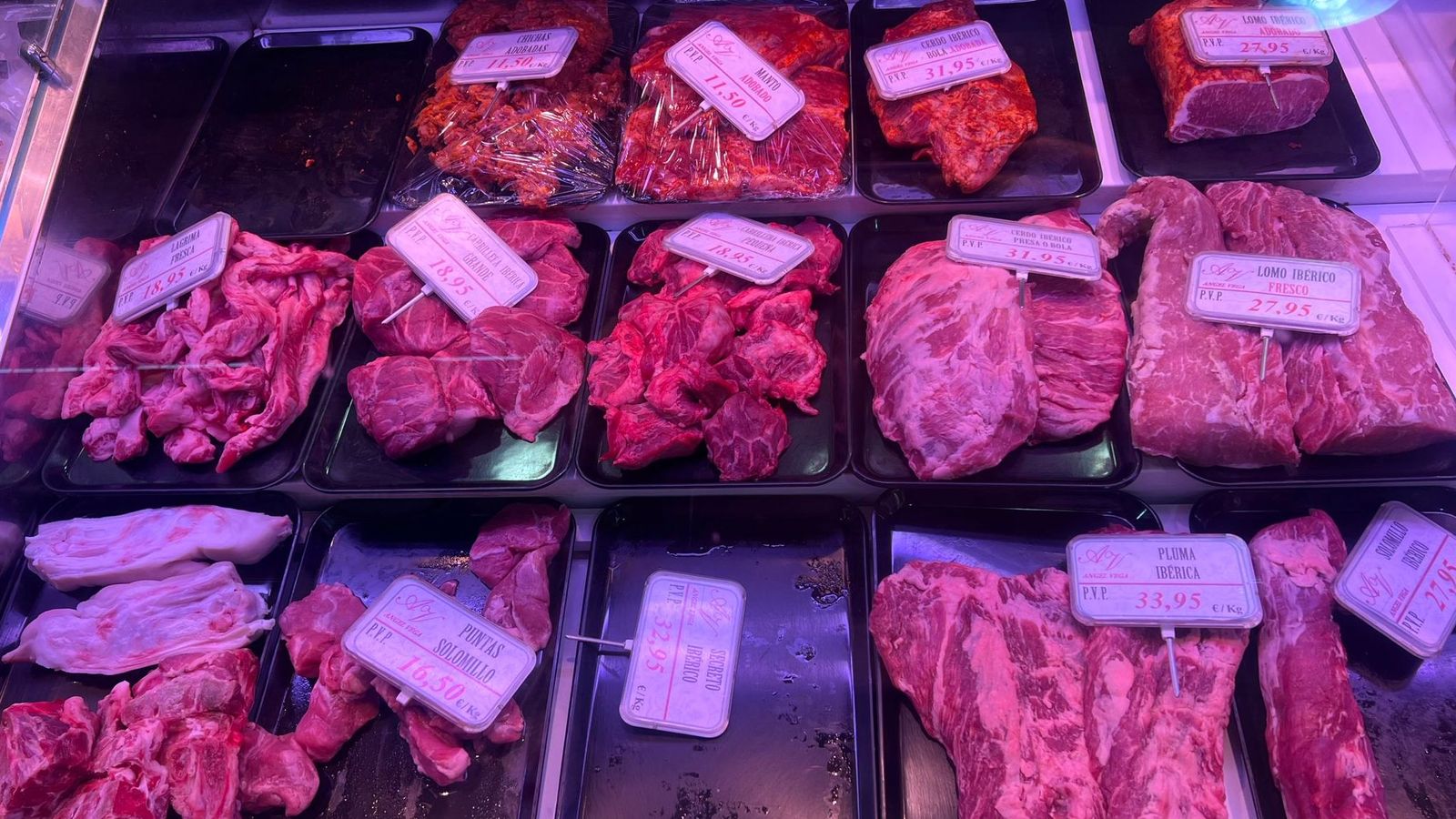 Carnicería en el Mercado Central