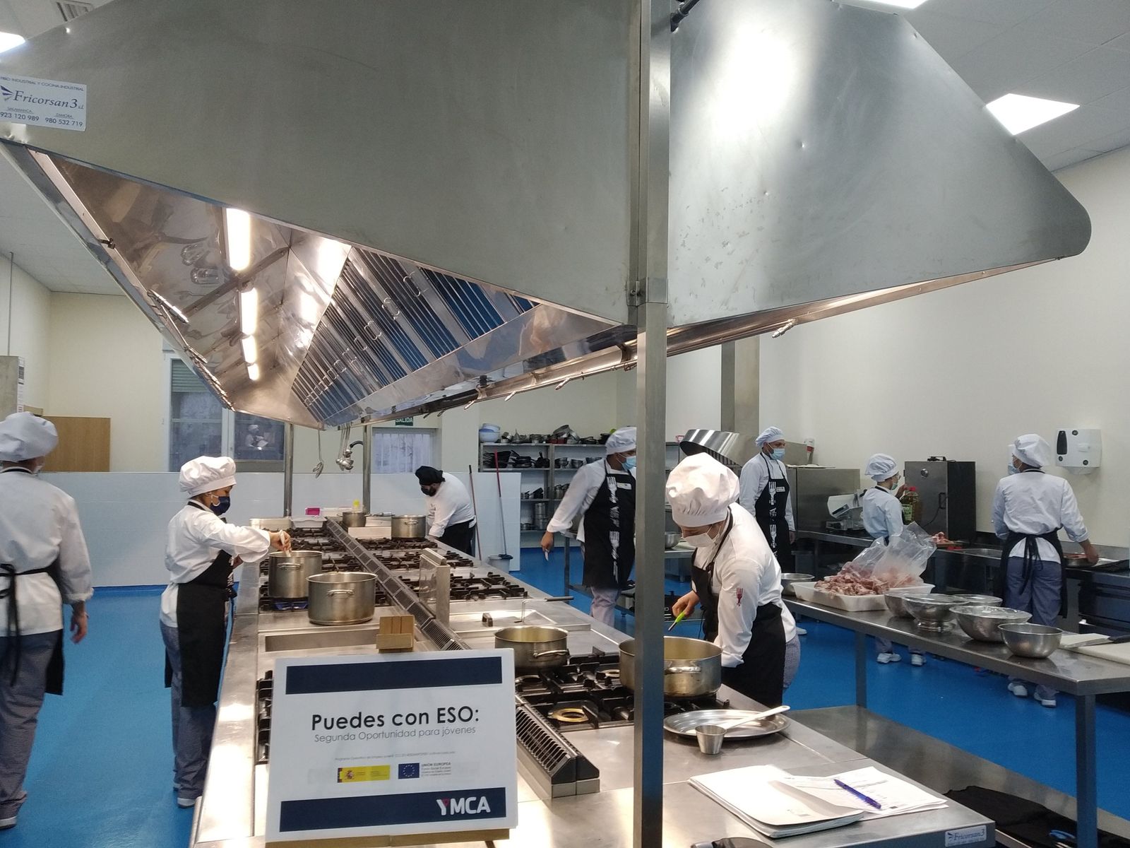 Clase practica en YMCA. Foto YMCA.