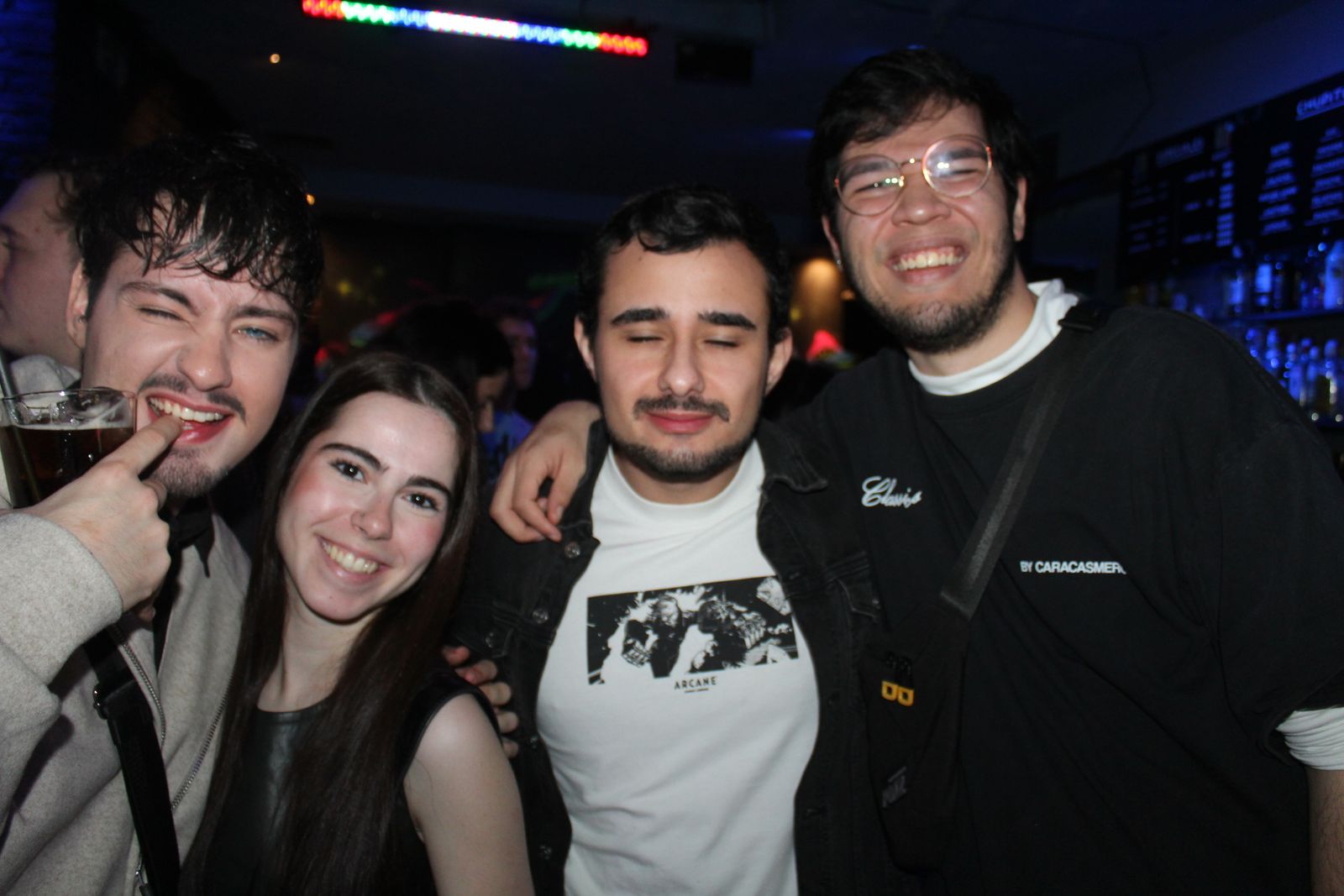 Salamanca de noche, sabado 24 de enero