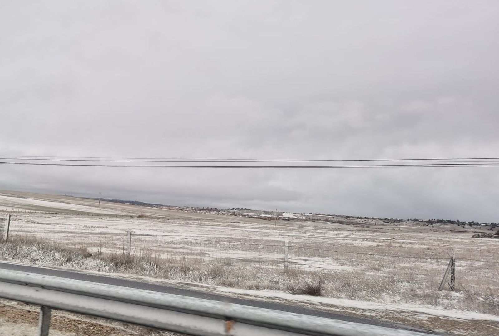 Nieve en Cuatro Calzadas