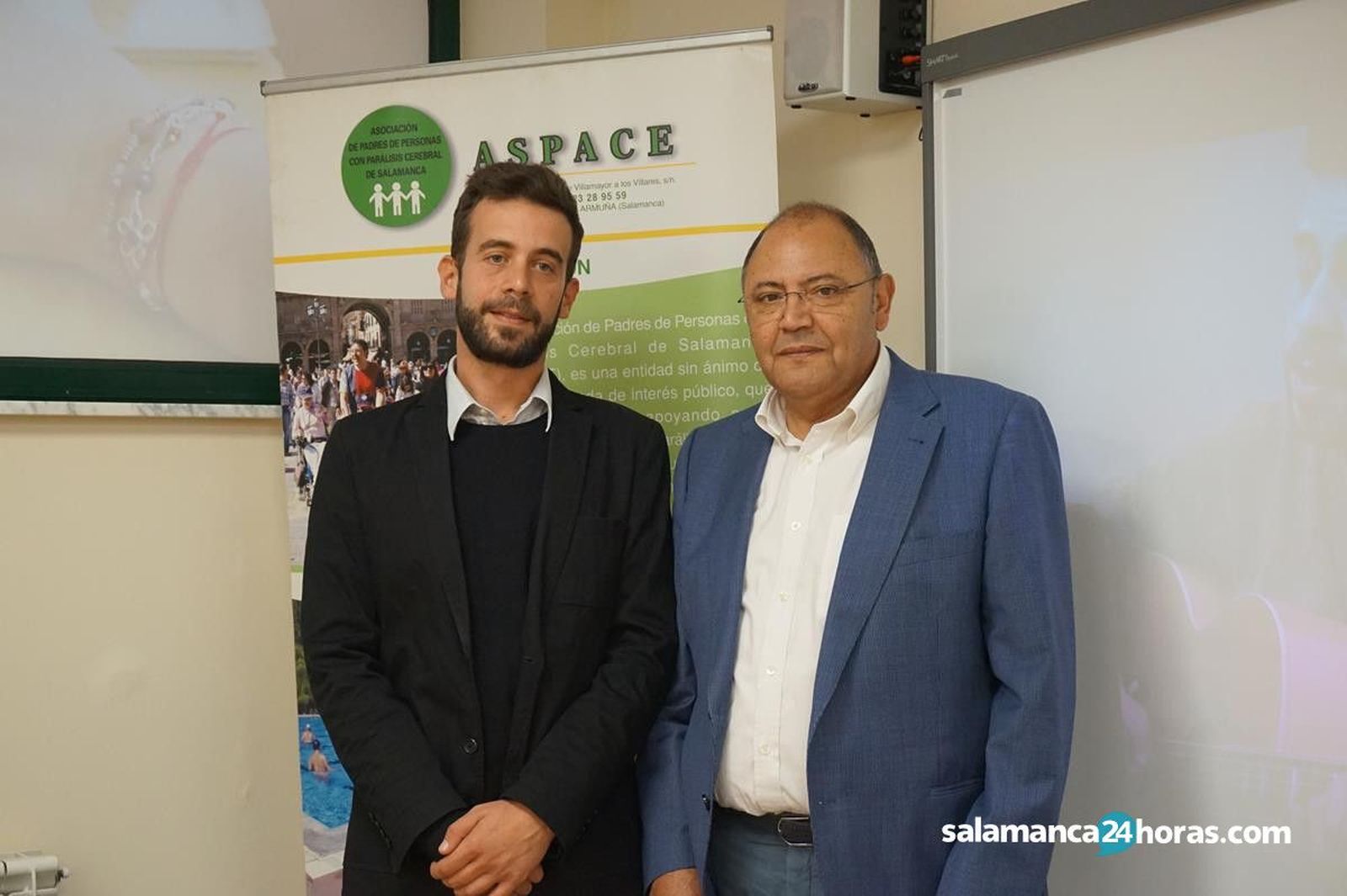 Jesús Alberto Martín Herrero, a la derecha de la imagen, en una foto de archivo junto a Luis Ullán