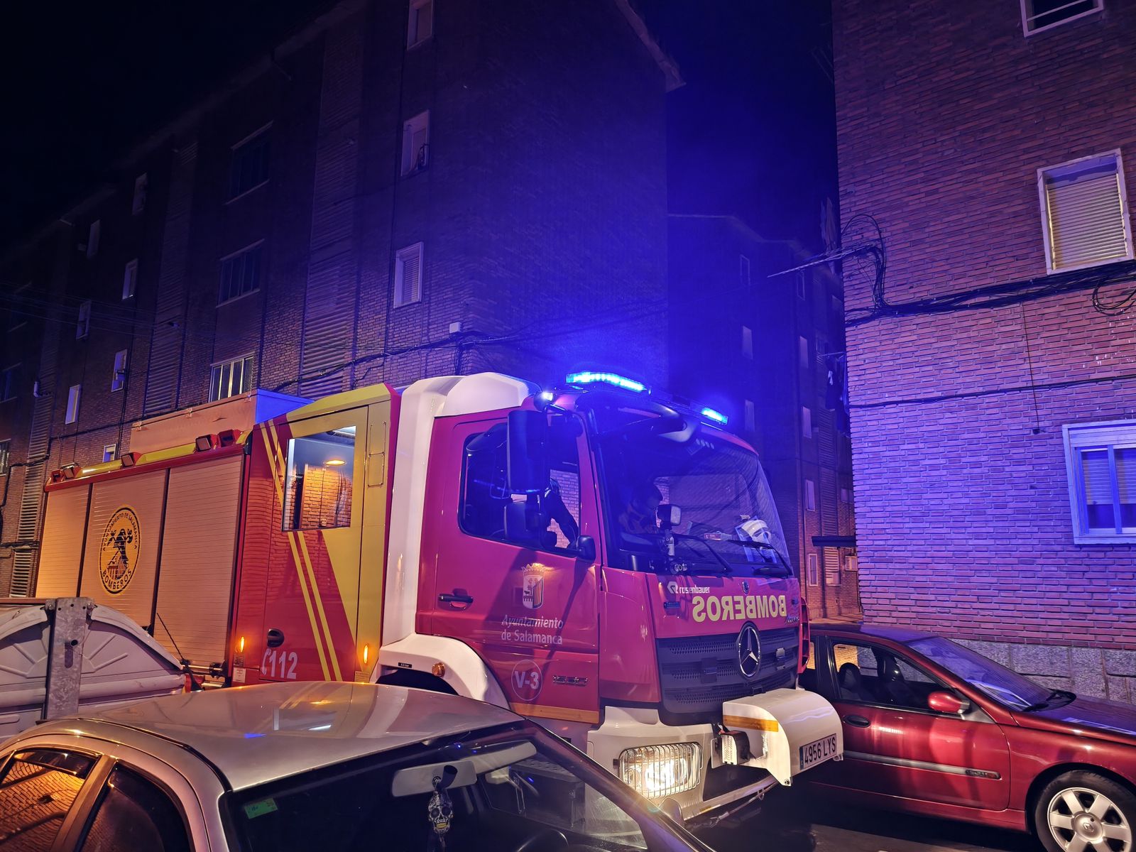 Archivo: Una estufa de gas moviliza a los bomberos de Salamanca en el barrio de Garrido