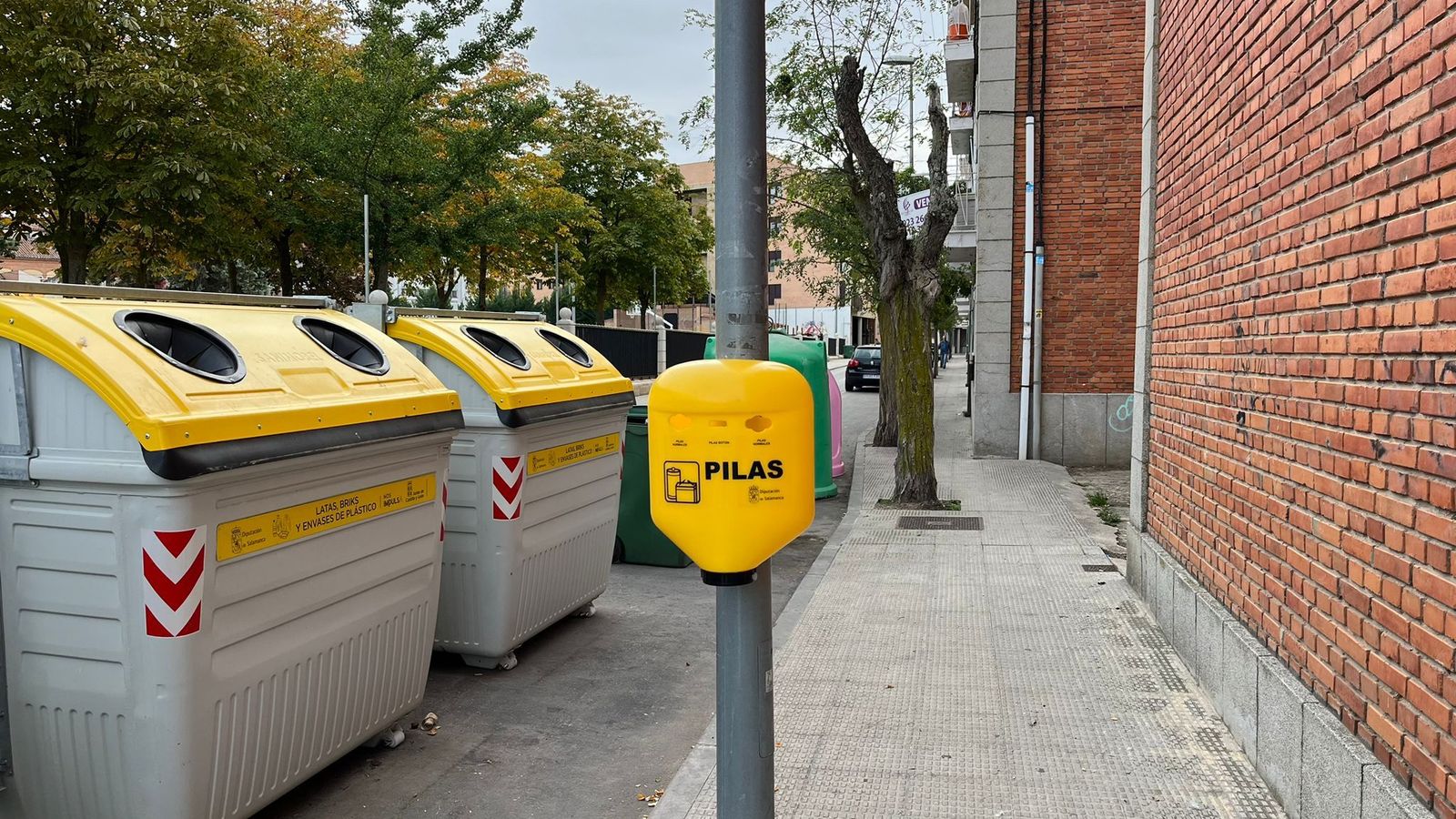 Se han instalado seis nuevos depósitos de pilas en Peñaranda