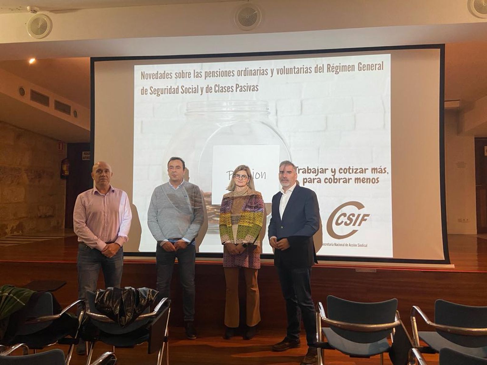 Conferencia de CSIF sobre la situación de las jubilaciones en la Administración