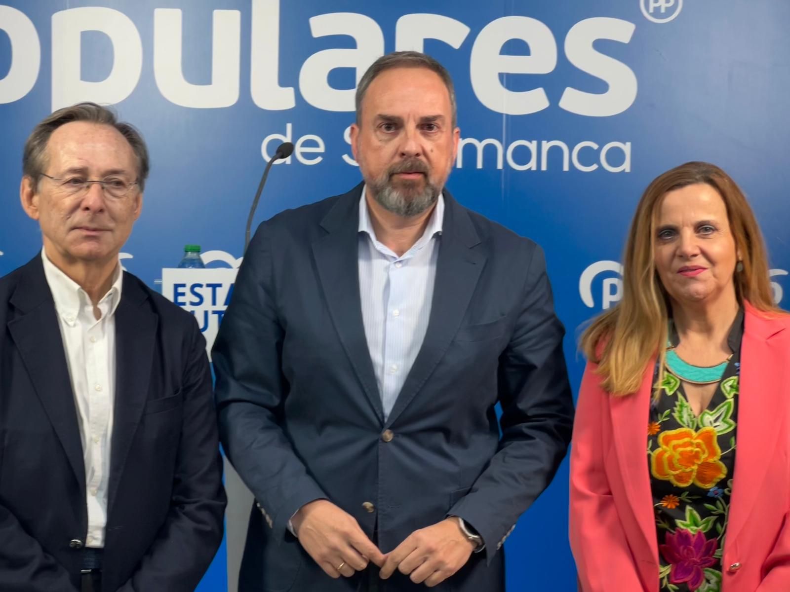 Los senadores del Partido Popular por la provincia de Salamanca, Bienvenido de Arriba, Esther del Brío y Gonzalo Robles han realizado una valoración de la nueva Ley de Fiscalidad Agraria